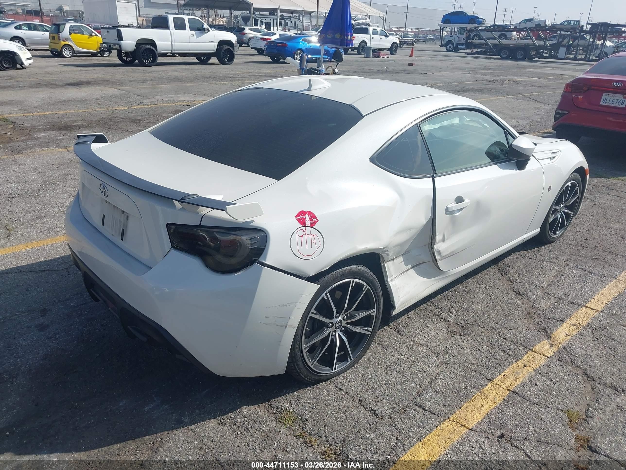 2019 Toyota 86 Gt Белый vin: JF1ZNAE12K8700712