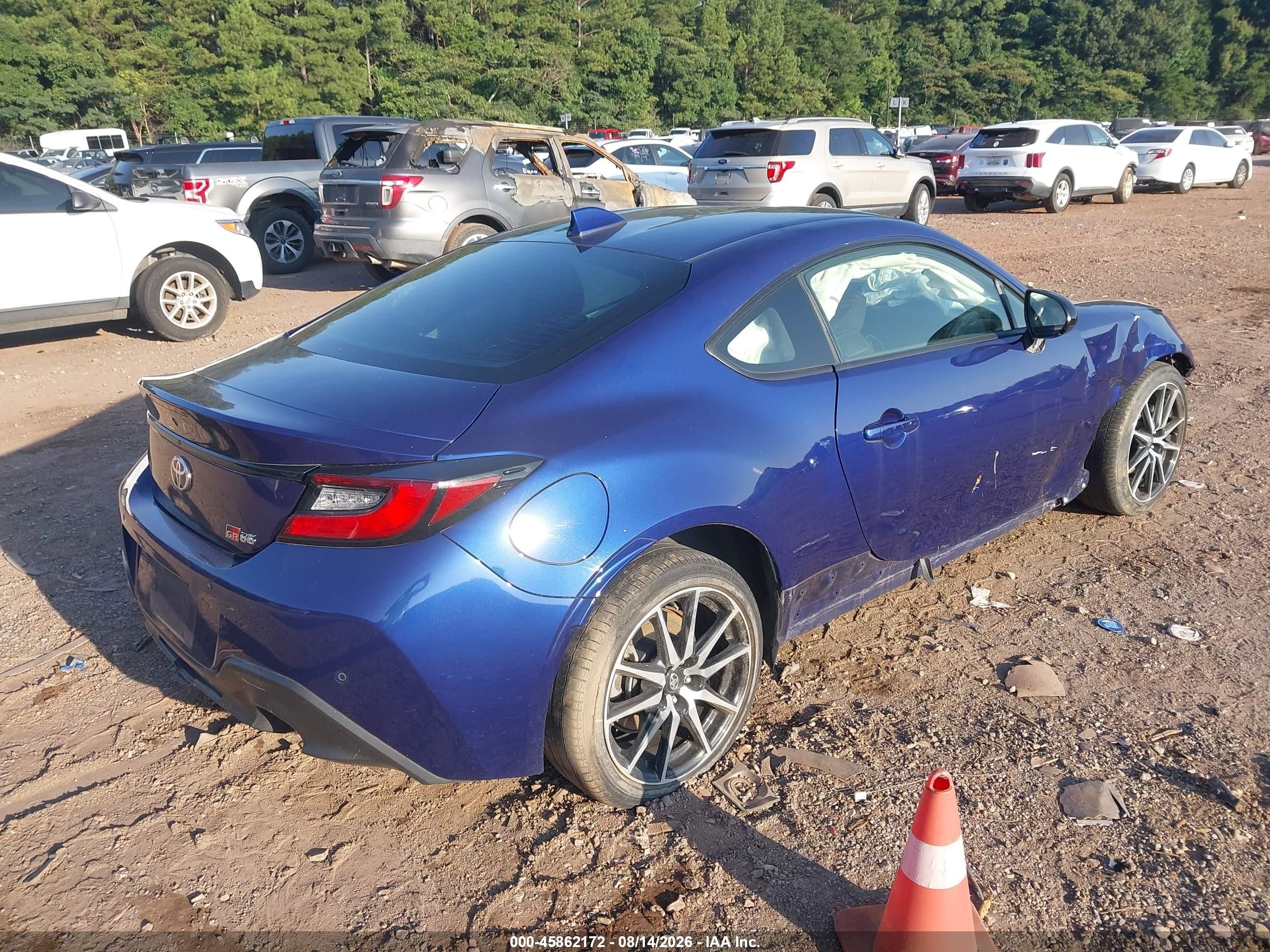 2022 Toyota Gr86 Синий vin: JF1ZNBC14N8753716