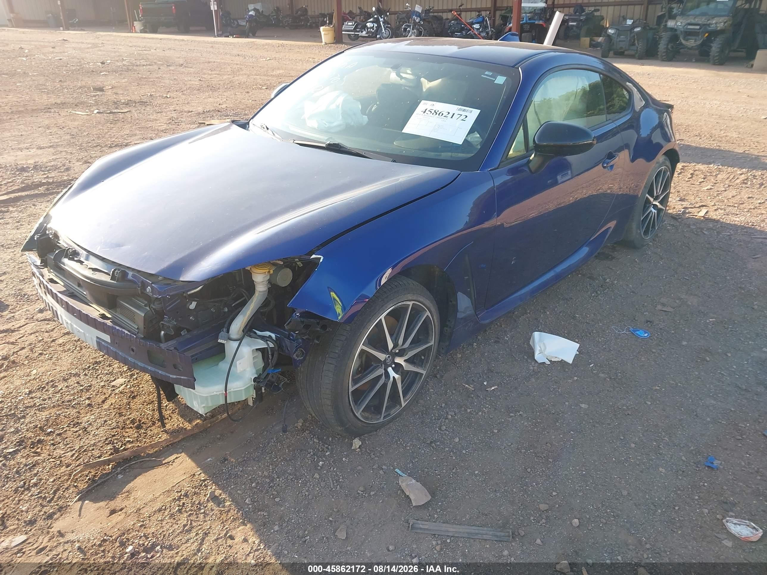 2022 Toyota Gr86 Синий vin: JF1ZNBC14N8753716