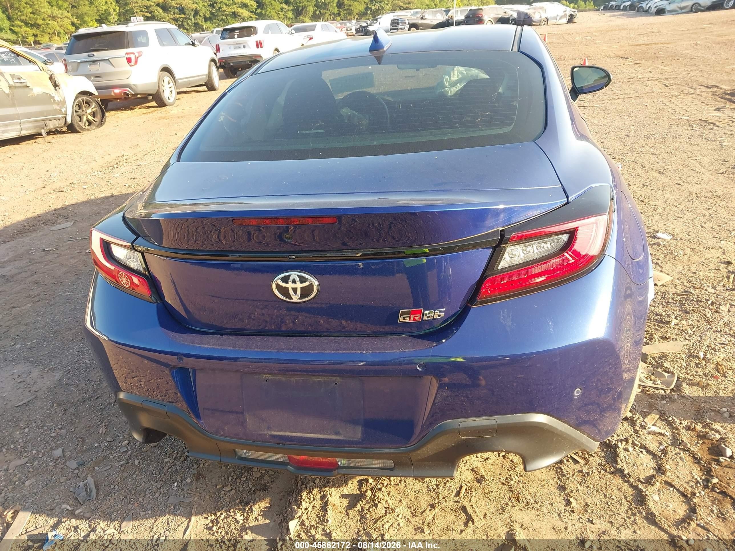 2022 Toyota Gr86 Синий vin: JF1ZNBC14N8753716