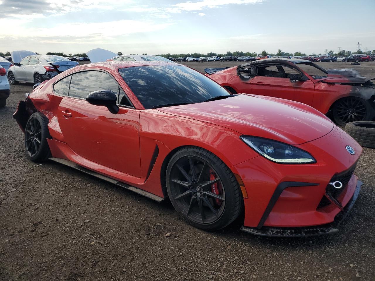 2024 Toyota Gr 86 Premium Red vin: JF1ZNBE11R9754951