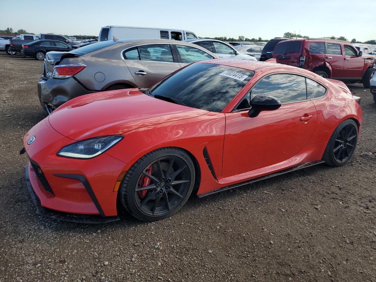 2024 Toyota Gr 86 Premium Red vin: JF1ZNBE11R9754951
