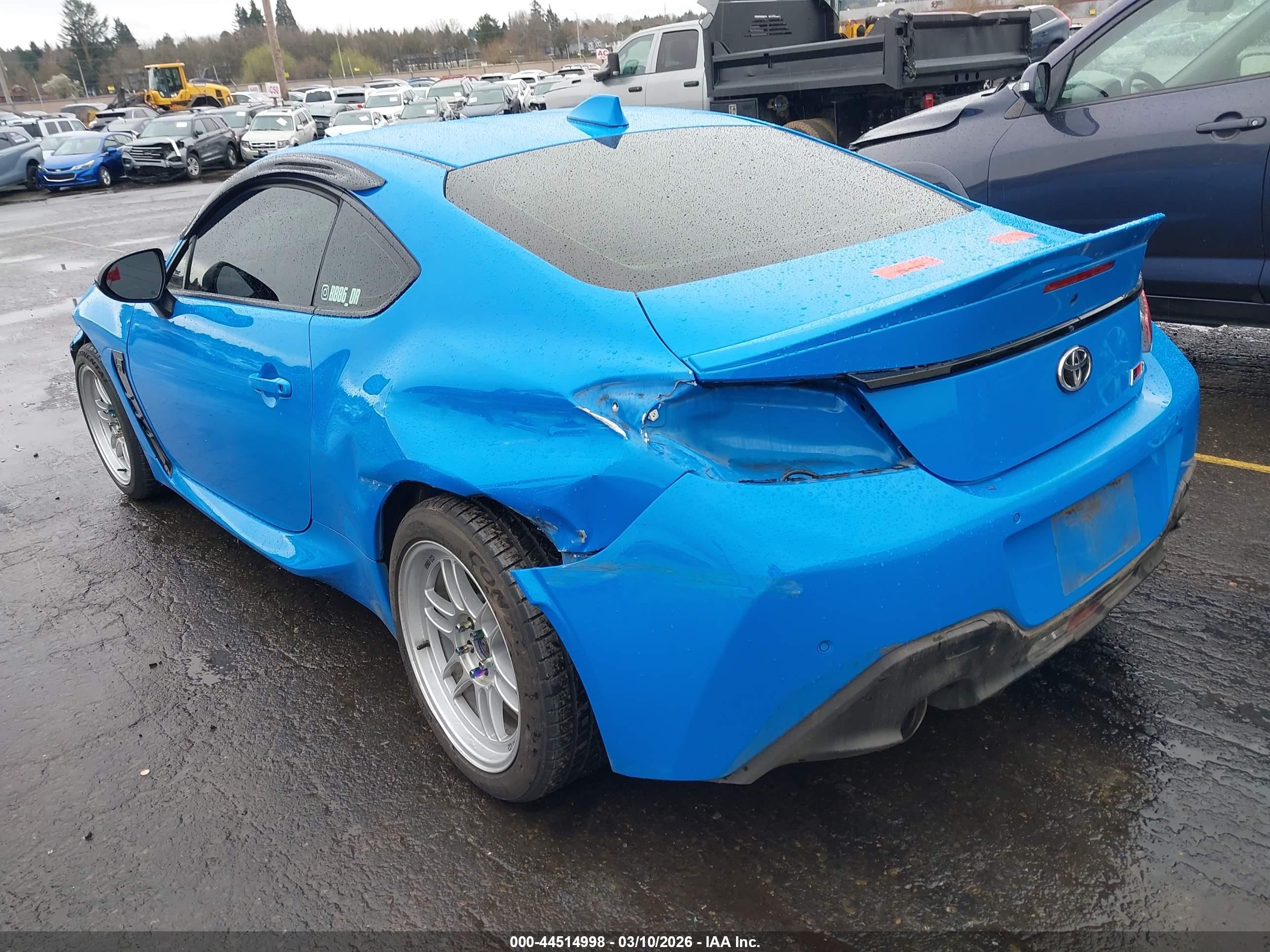 2022 Toyota Gr86 Premium Blue vin: JF1ZNBF18N8750376