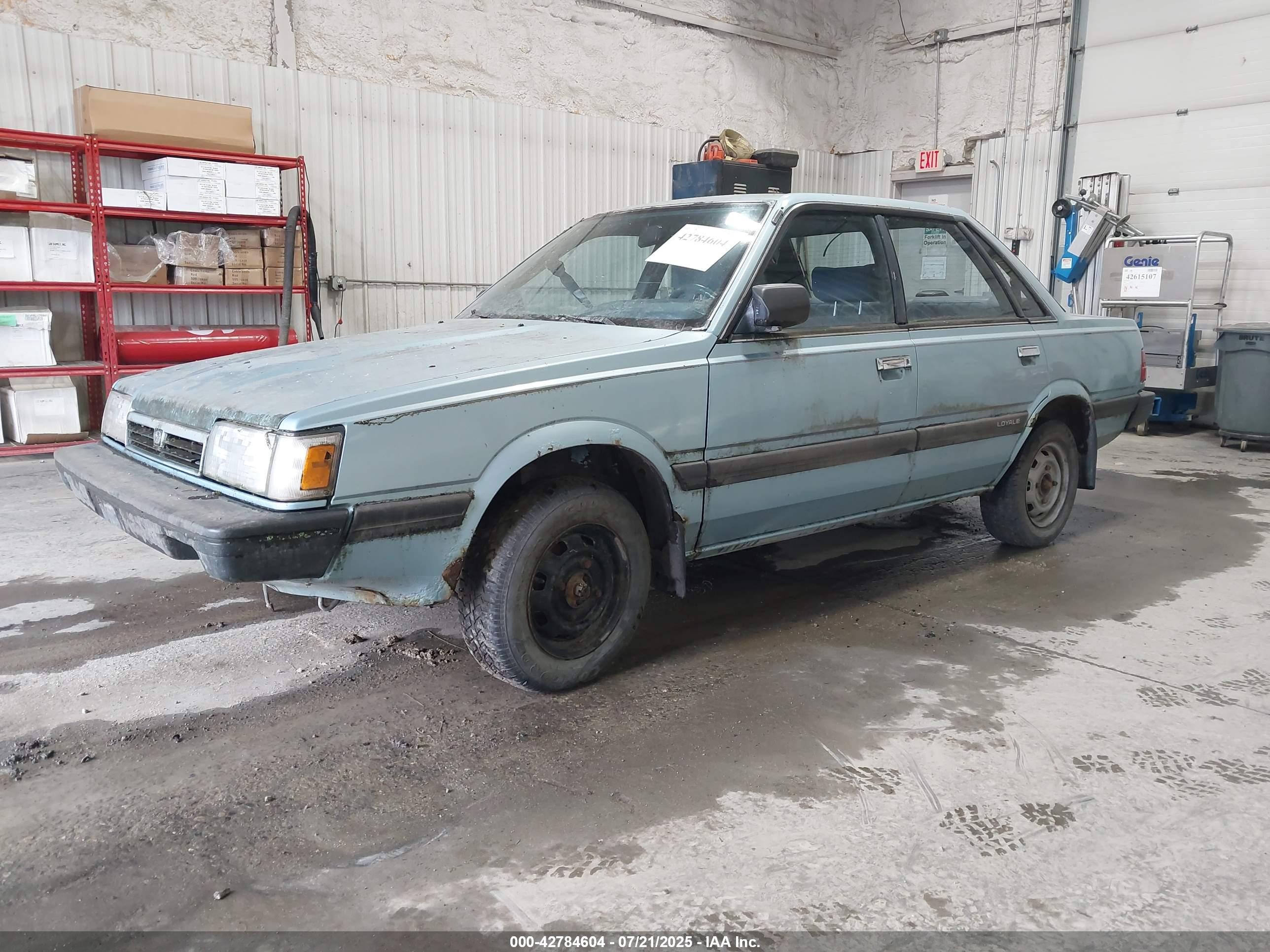 1991 Subaru Loyale   Blue vin: JF2AC52B6MF209724