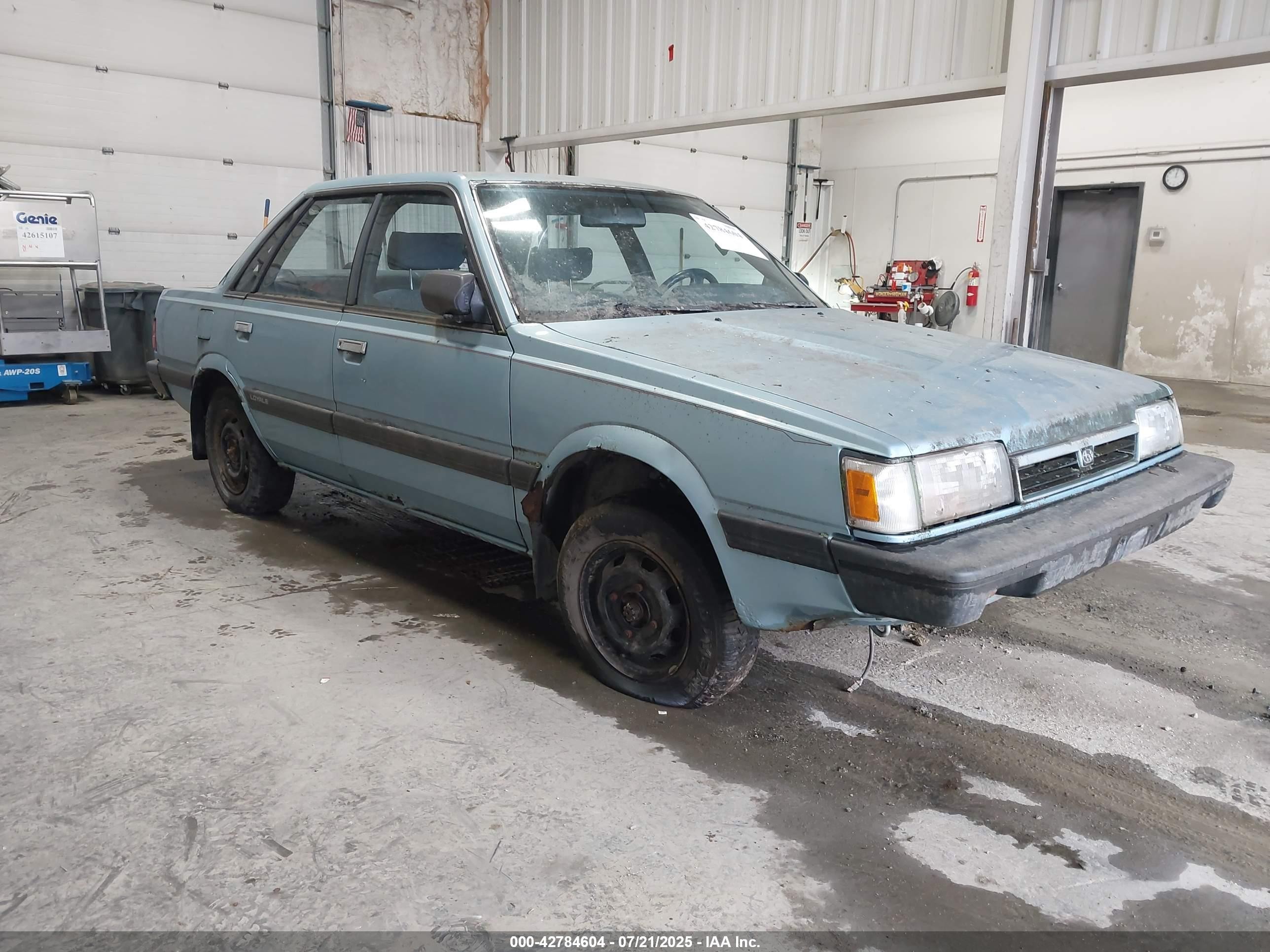 1991 Subaru Loyale   Blue vin: JF2AC52B6MF209724
