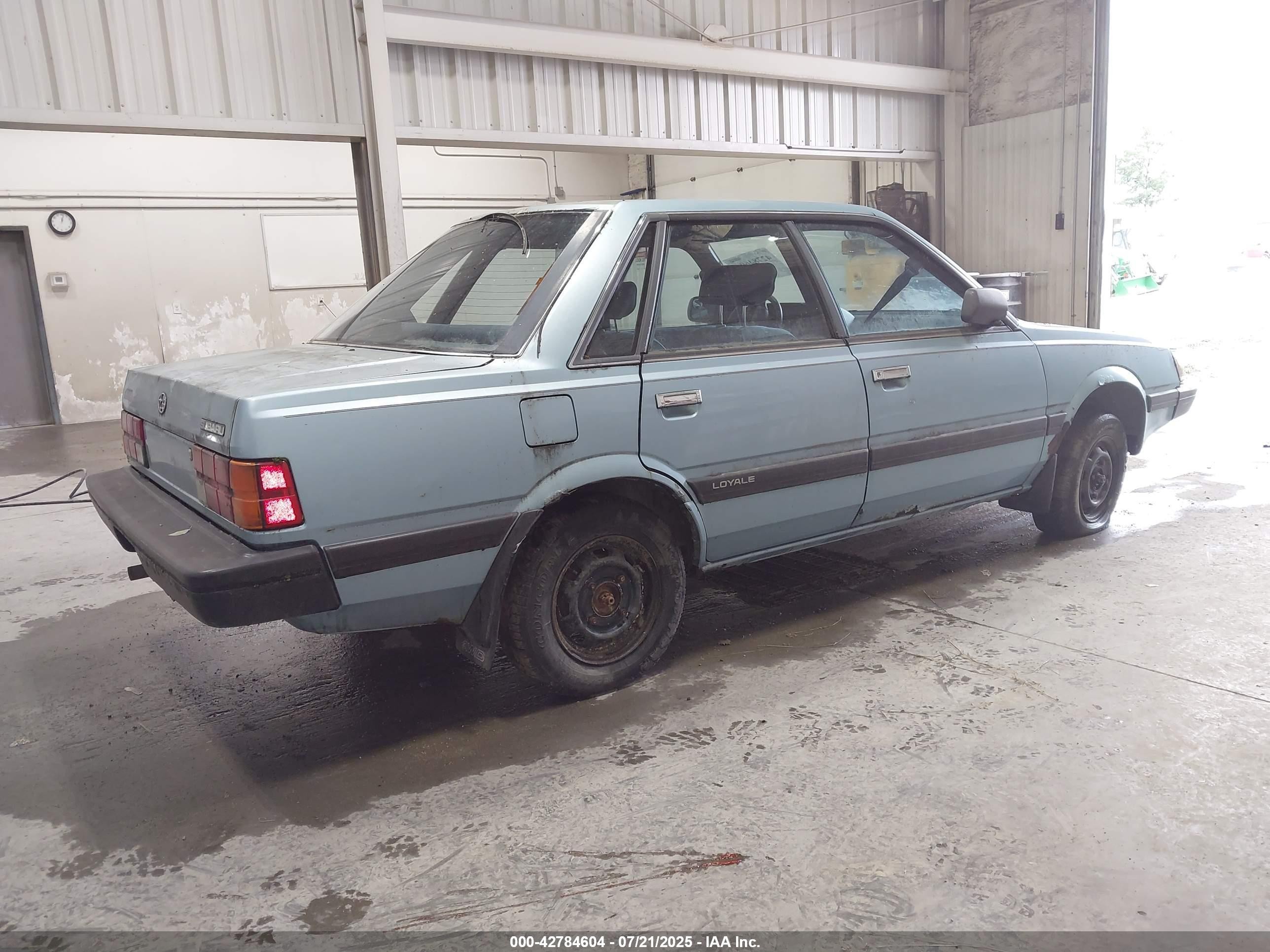 1991 Subaru Loyale   Blue vin: JF2AC52B6MF209724