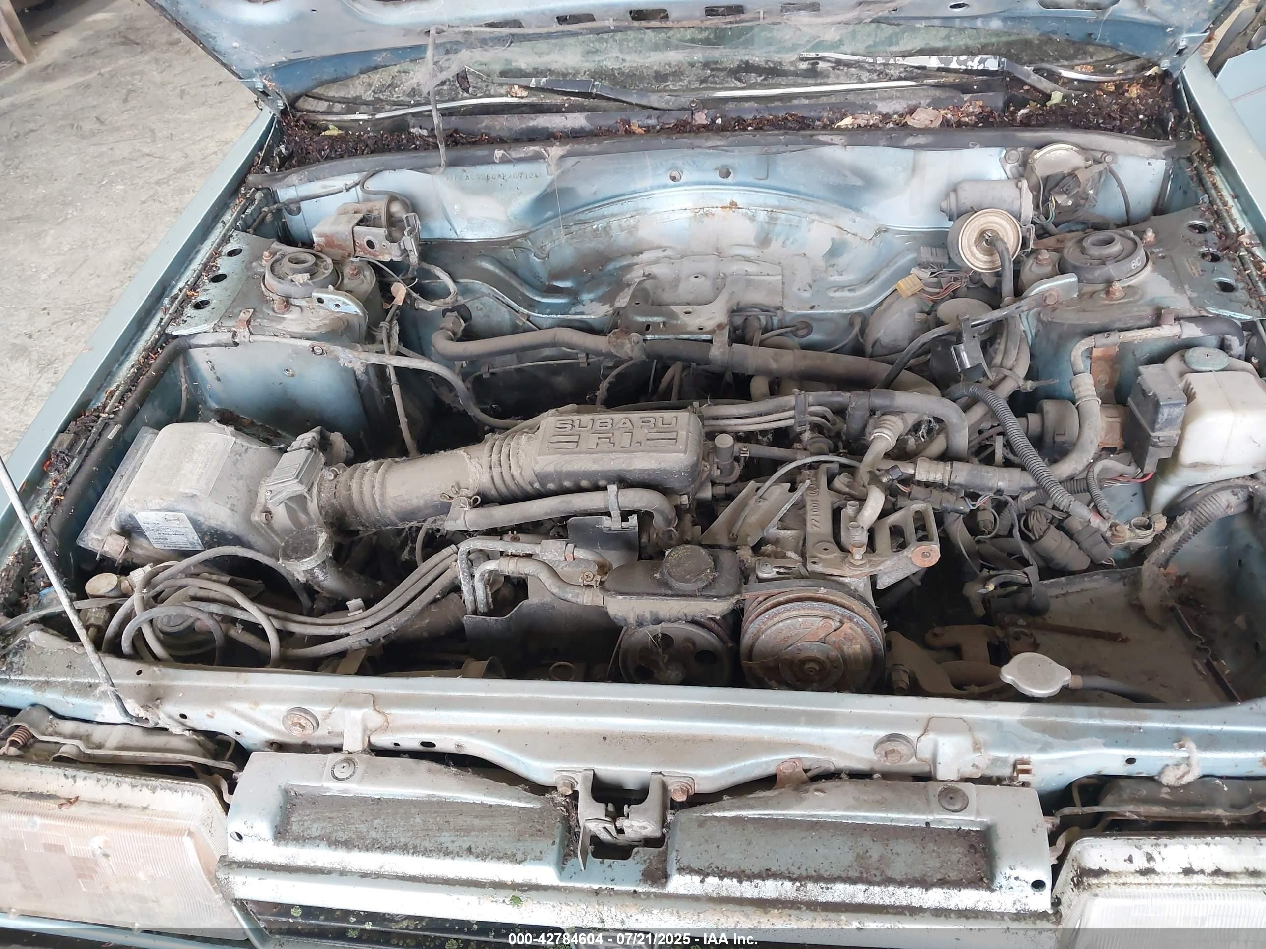 1991 Subaru Loyale   Blue vin: JF2AC52B6MF209724