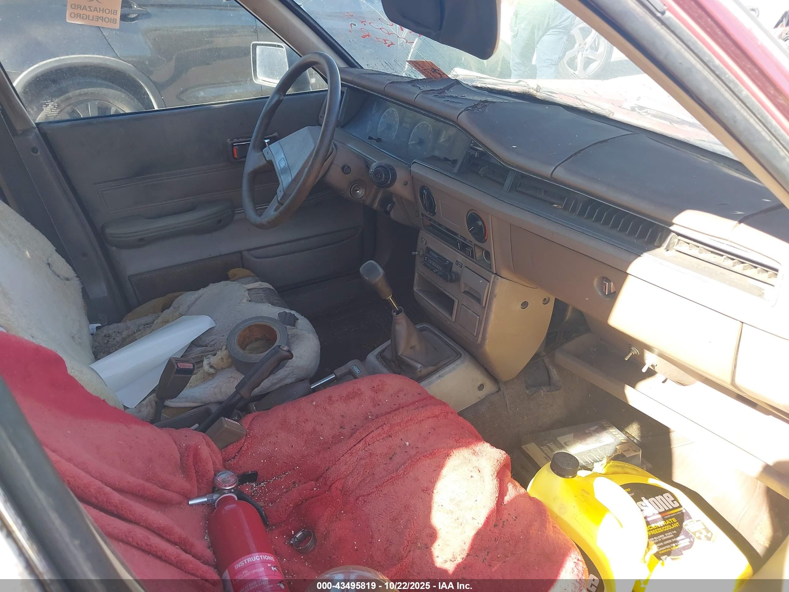 1984 Subaru Gl 4wd Red vin: JF2AM53BXEE403546