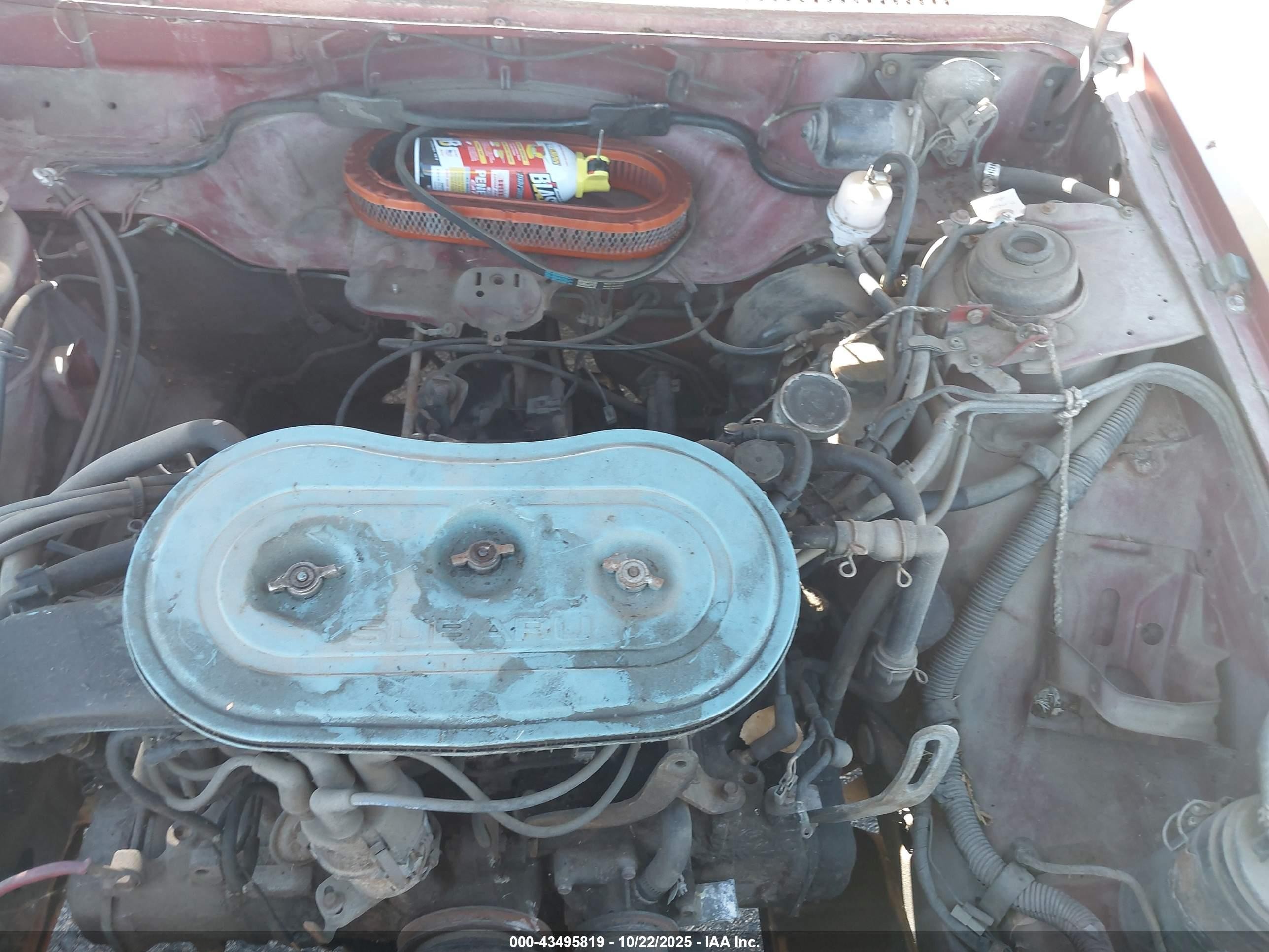 1984 Subaru Gl 4wd Red vin: JF2AM53BXEE403546