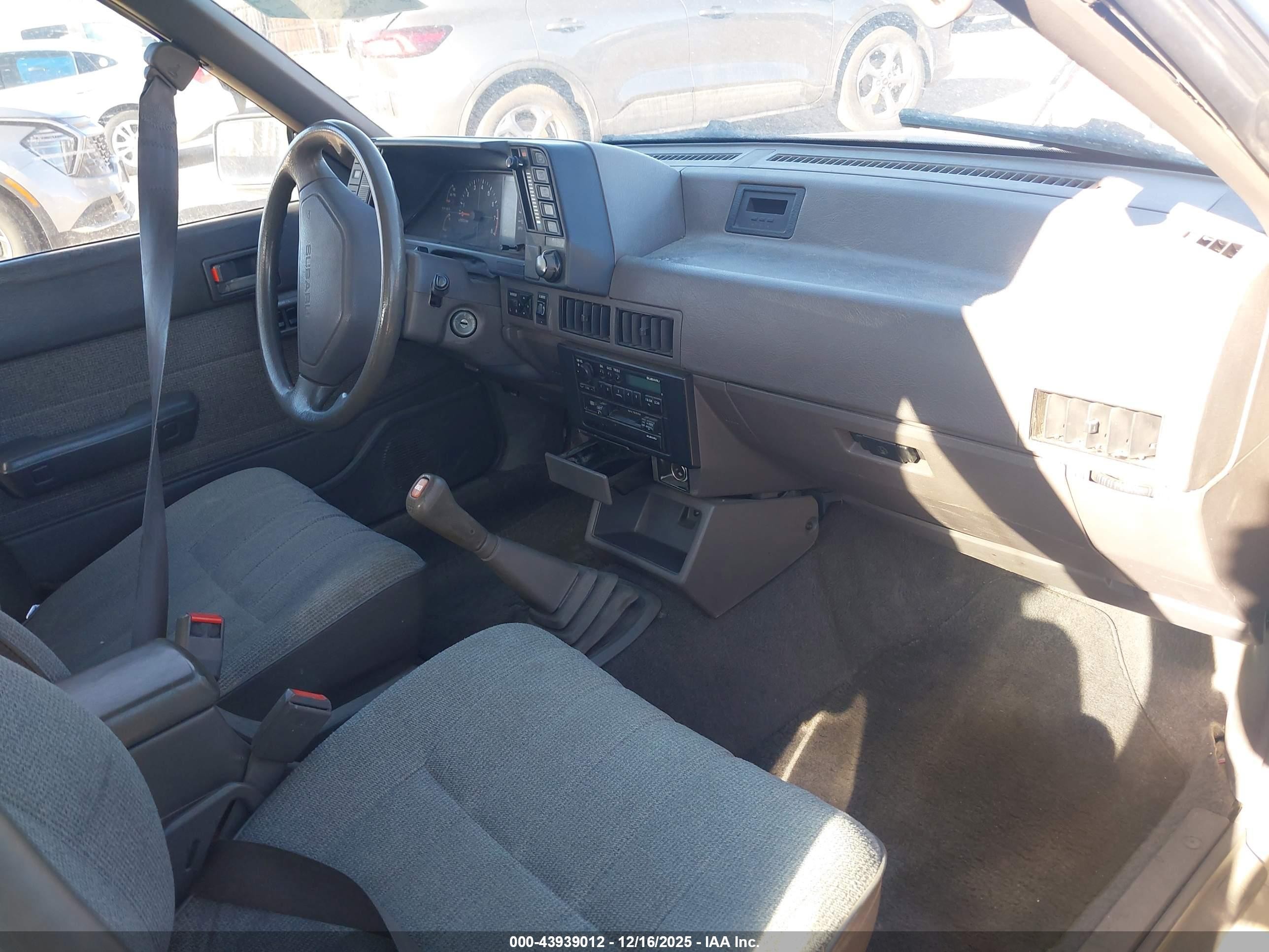 1991 Subaru Loyale   Silver vin: JF2AN52B1MD415121
