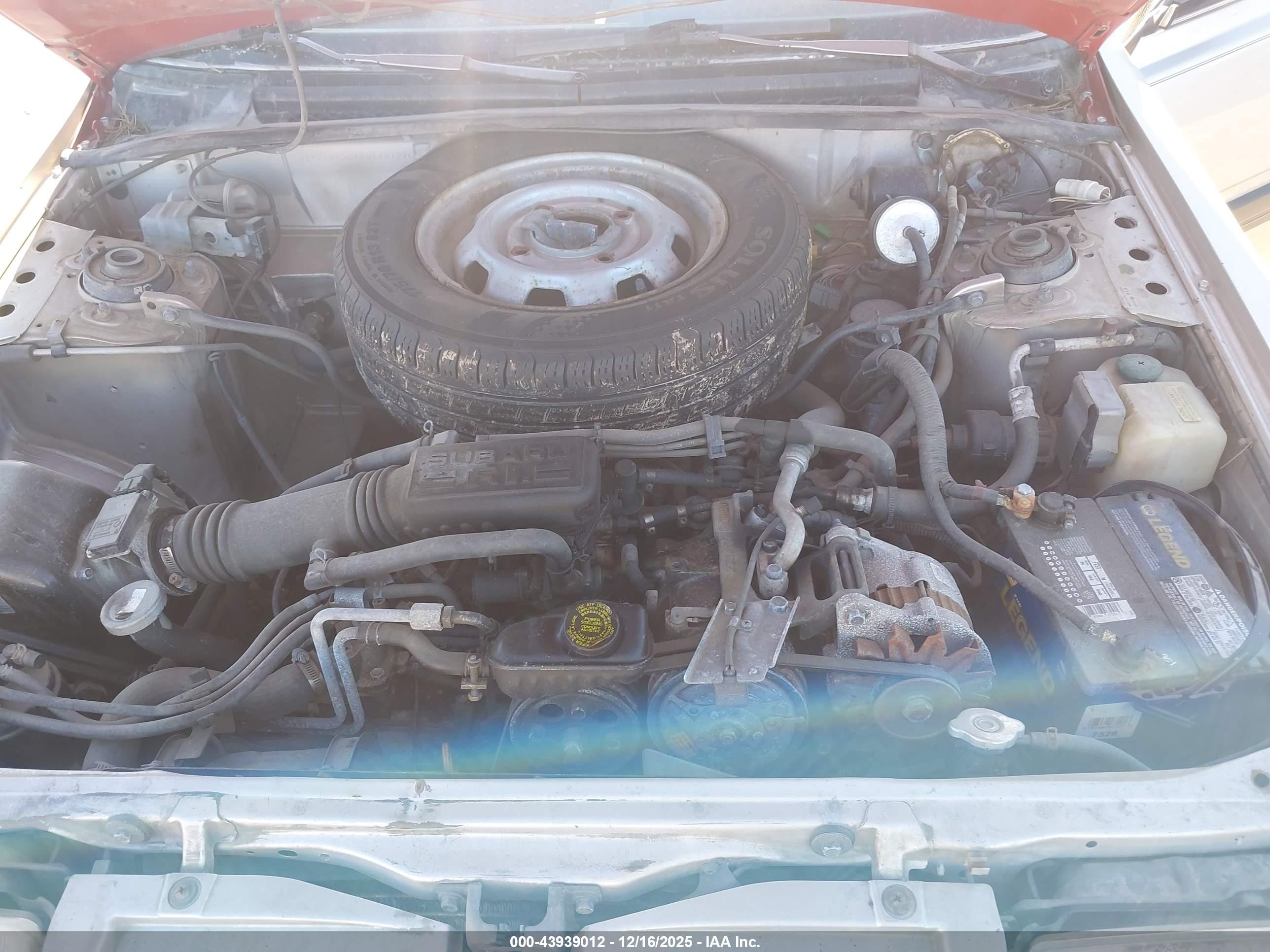 1991 Subaru Loyale   Silver vin: JF2AN52B1MD415121