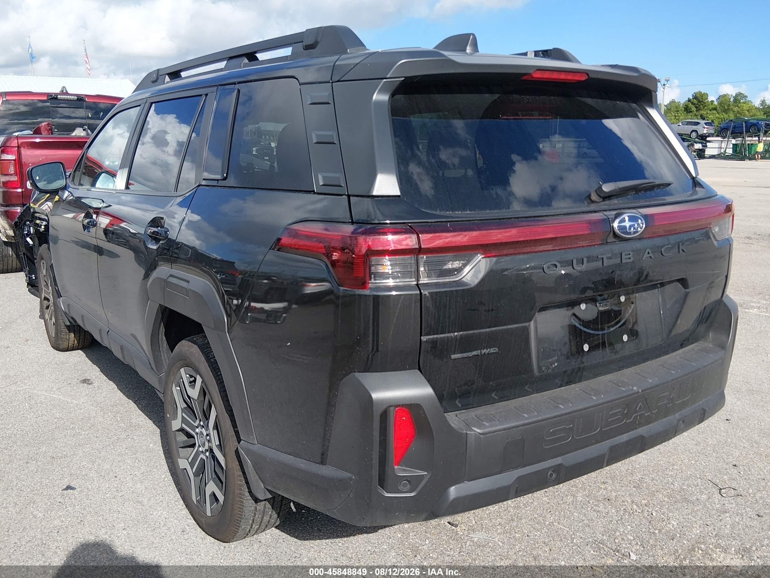 2026 Subaru Outback Touring Xt Black vin: JF2BURJD5TY530913