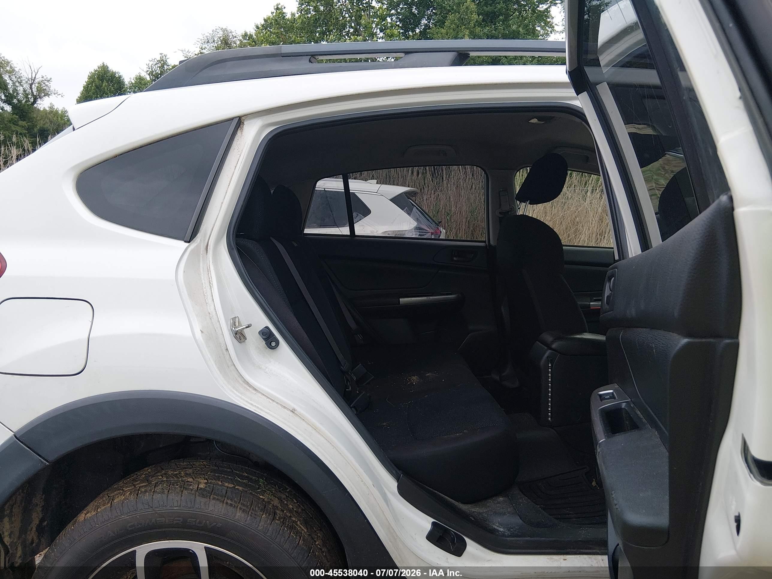 2015 Subaru Xv Crosstrek 2.0i White vin: JF2GPAAC1F9307109