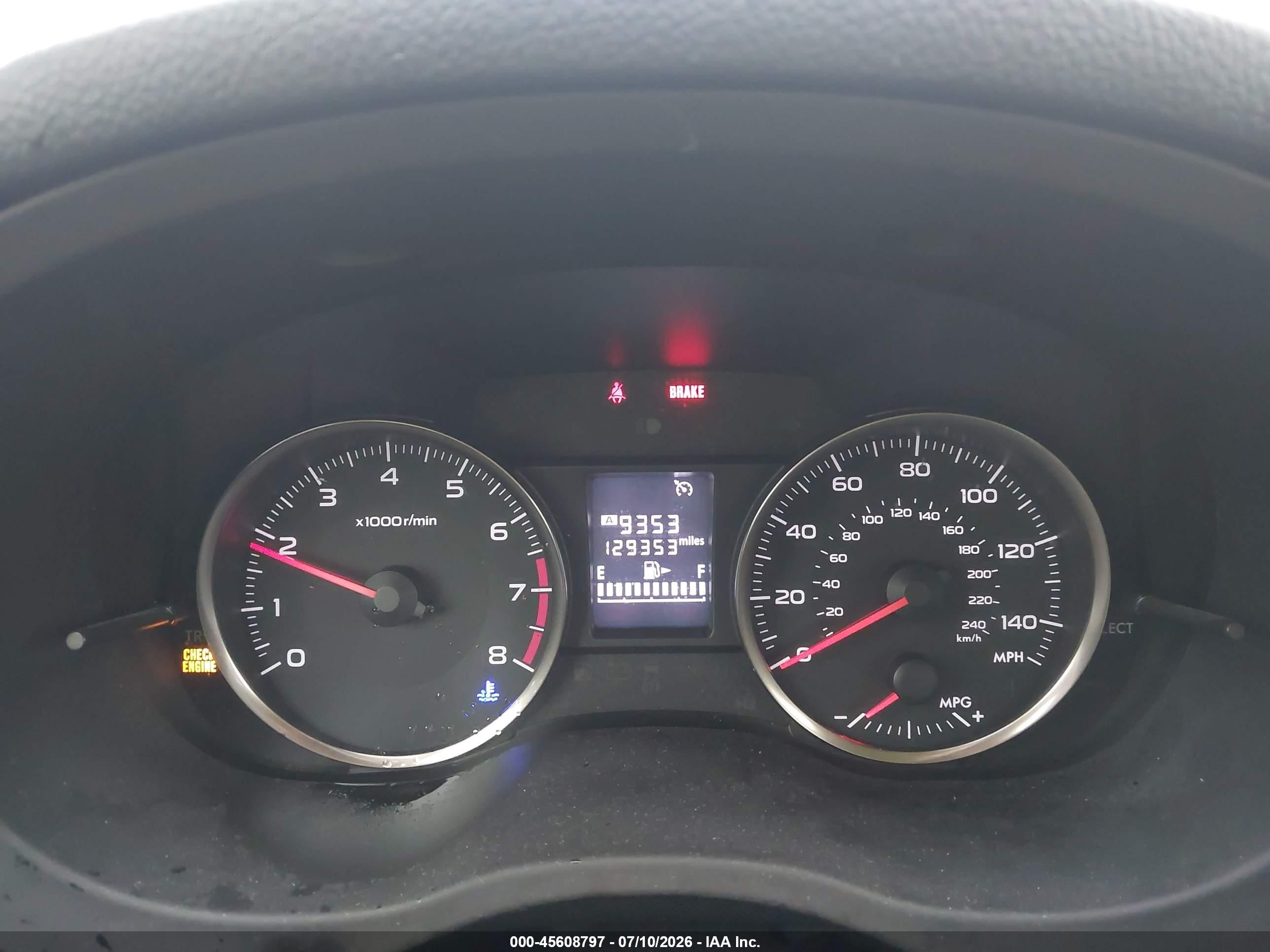 2015 Subaru Xv Crosstrek 2.0i Dark Blue vin: JF2GPAAC3F9212972