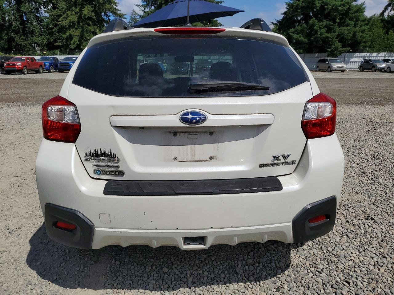 2015 Subaru Xv Crosstrek Белый vin: JF2GPAAC7F9311309