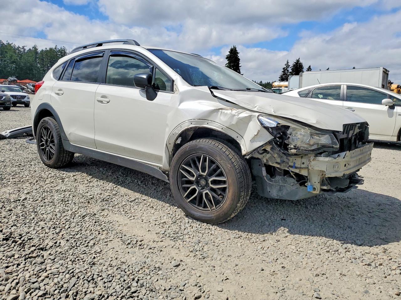 2015 Subaru Xv Crosstrek Белый vin: JF2GPAAC7F9311309