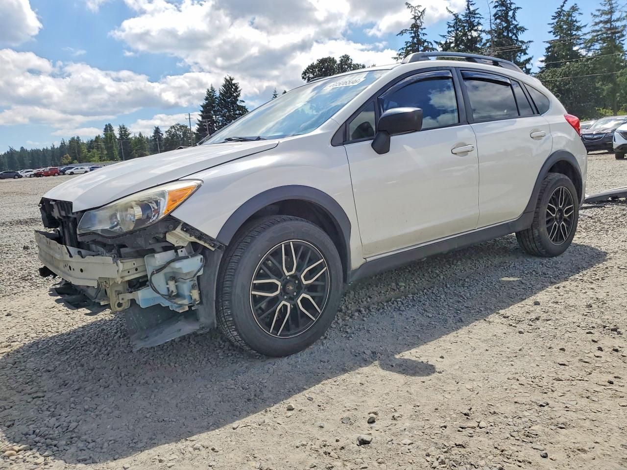 2015 Subaru Xv Crosstrek White vin: JF2GPAAC7F9311309