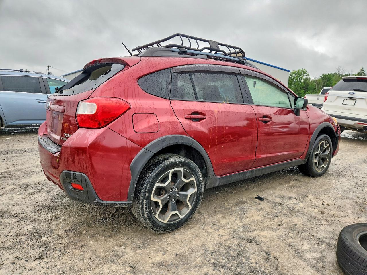 2015 Subaru Xv Crosstrek Burgundy vin: JF2GPAAC7FG272961