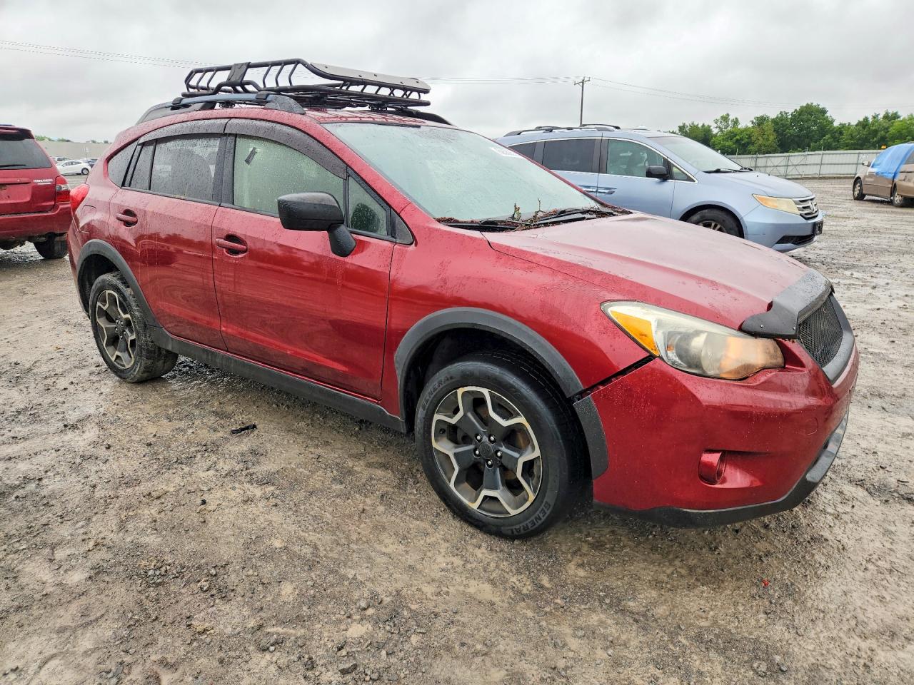 2015 Subaru Xv Crosstrek Burgundy vin: JF2GPAAC7FG272961
