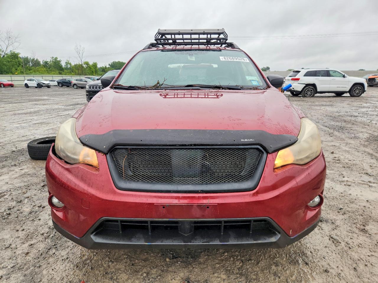 2015 Subaru Xv Crosstrek Burgundy vin: JF2GPAAC7FG272961
