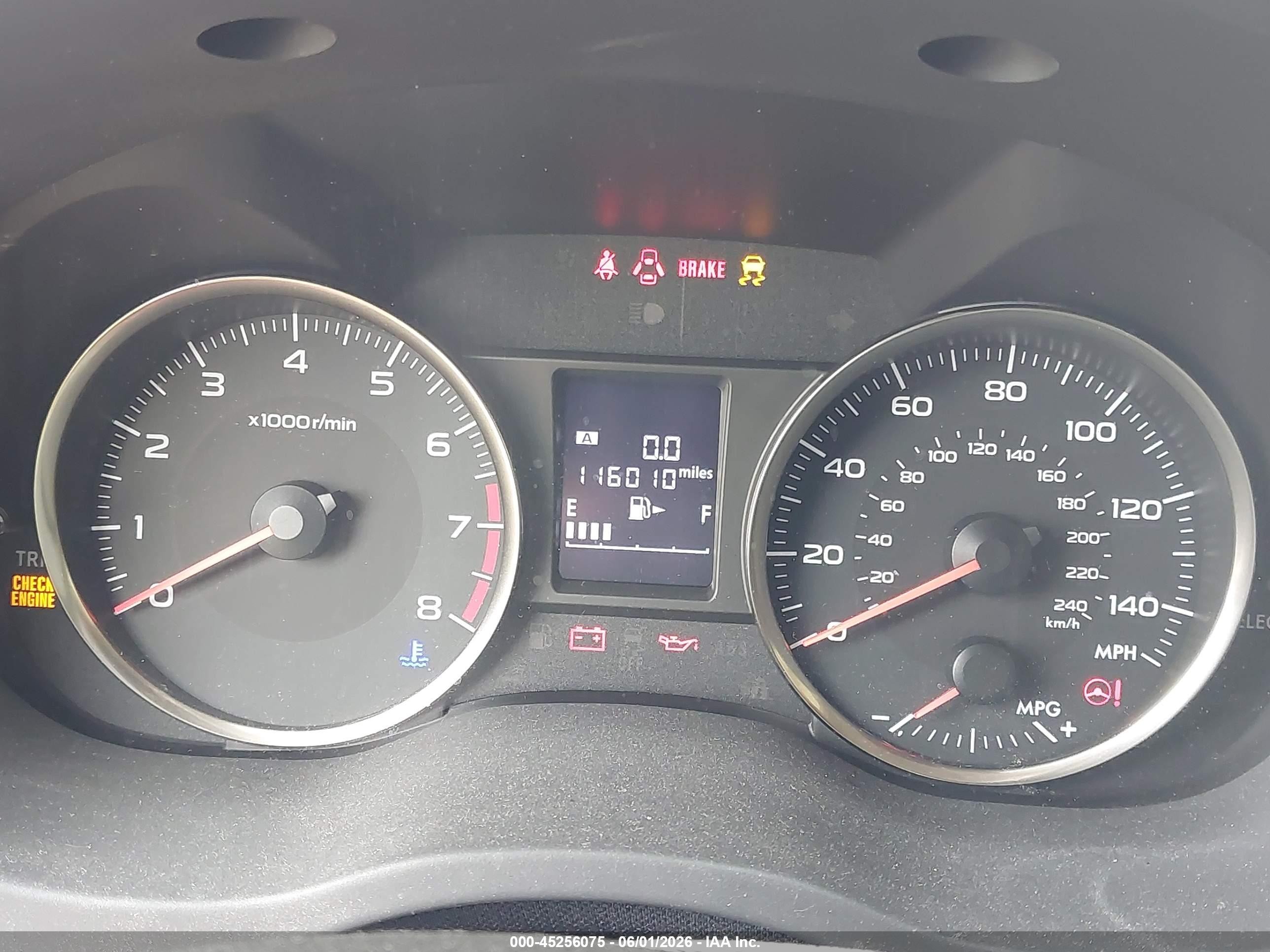 2015 Subaru Xv Crosstrek 2.0i Orange vin: JF2GPAAC9F9322117