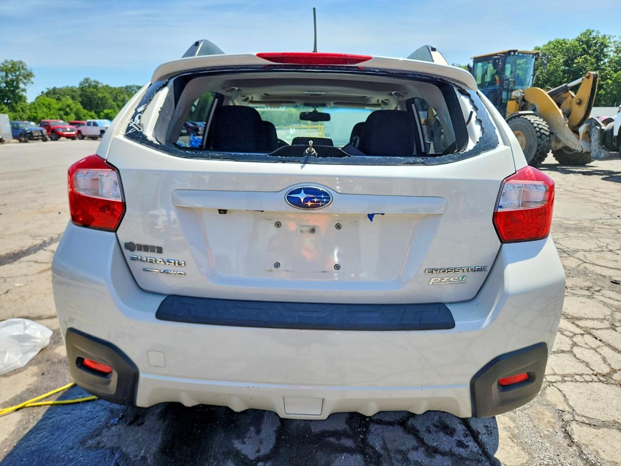 2016 Subaru Crosstrek Premium White vin: JF2GPABC0G8284931