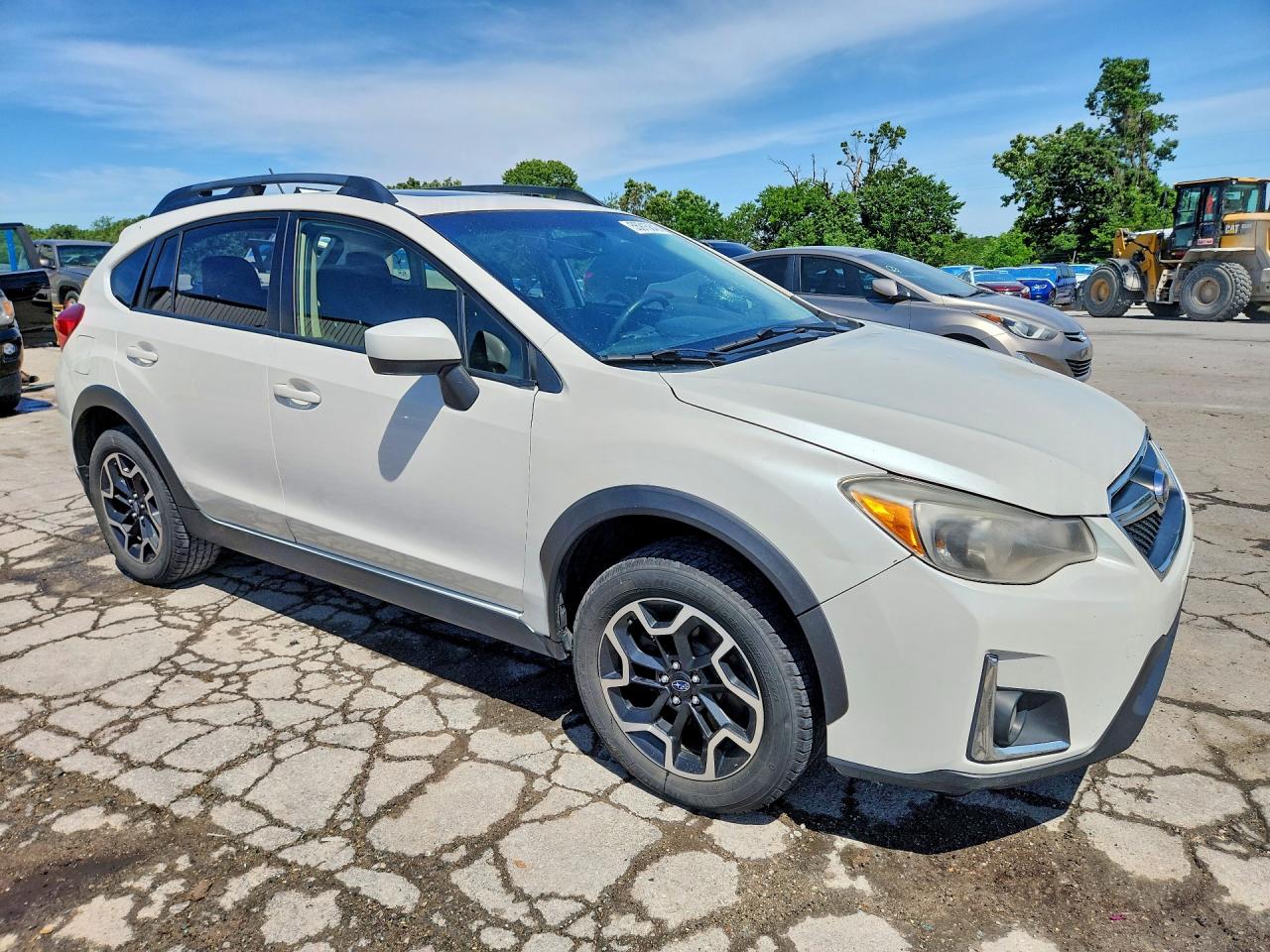 2016 Subaru Crosstrek Premium White vin: JF2GPABC0G8284931