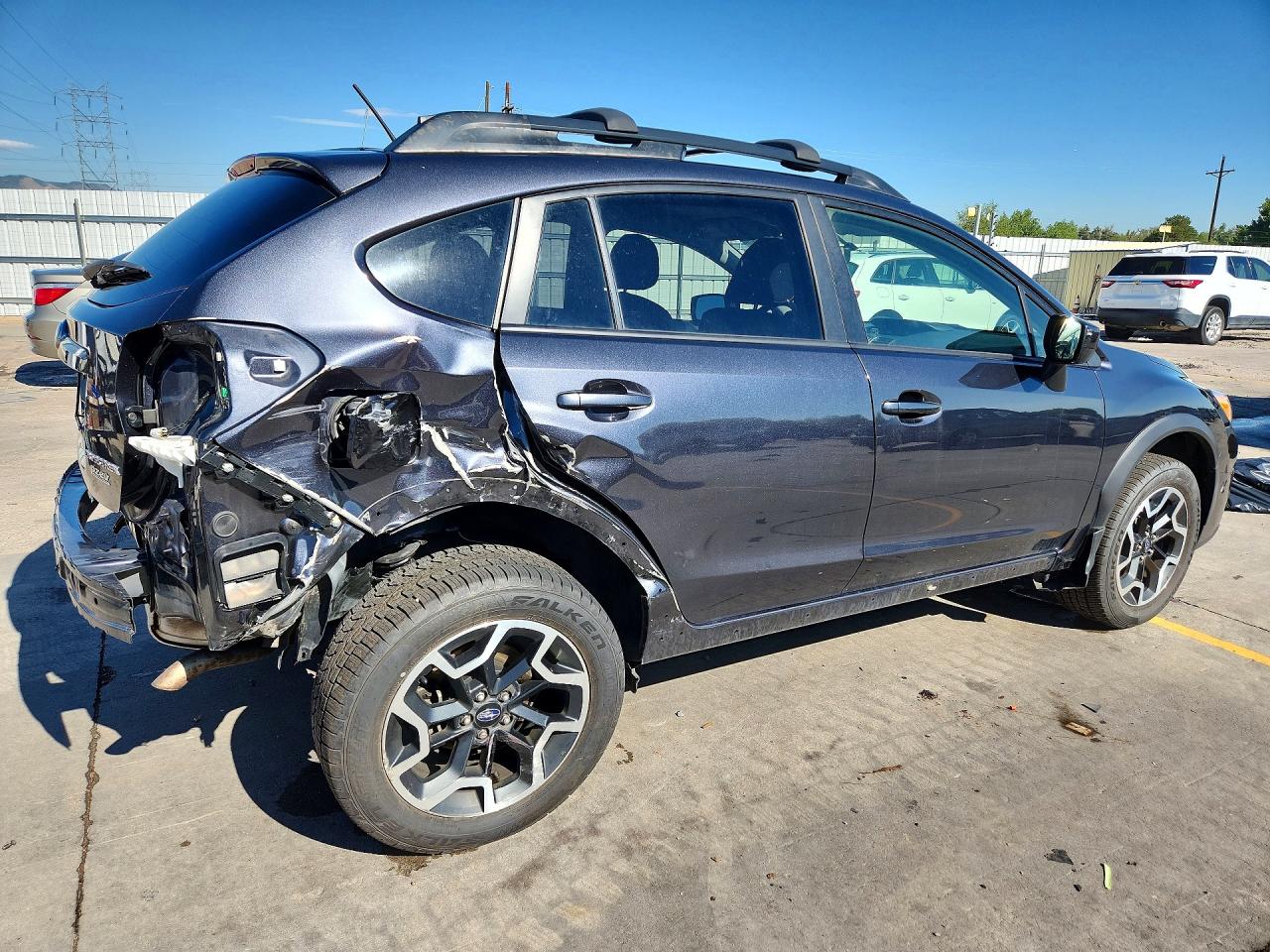 2017 Subaru Crosstrek Premium Серый vin: JF2GPABC0HH281559