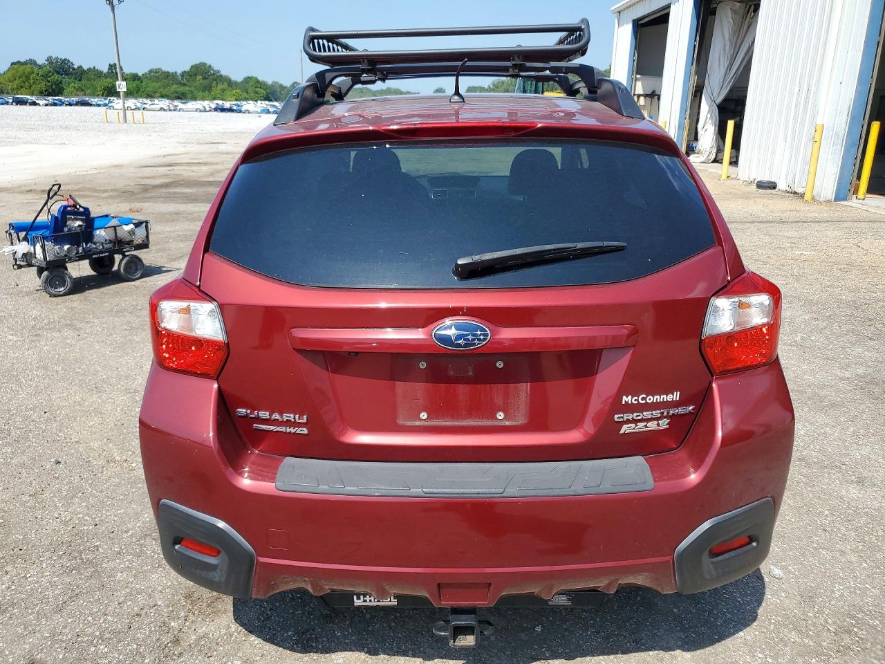 2017 Subaru Crosstrek Premium Burgundy vin: JF2GPABC2HH234307