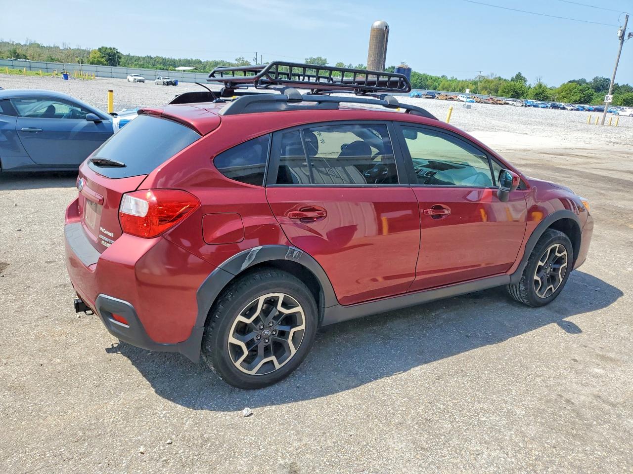 2017 Subaru Crosstrek Premium Burgundy vin: JF2GPABC2HH234307
