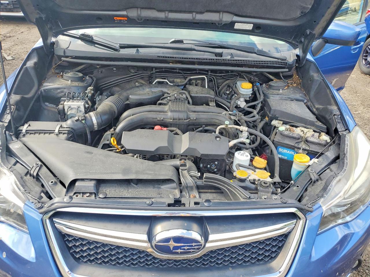 2017 Subaru Crosstrek Premium Blue vin: JF2GPABC3H8210923