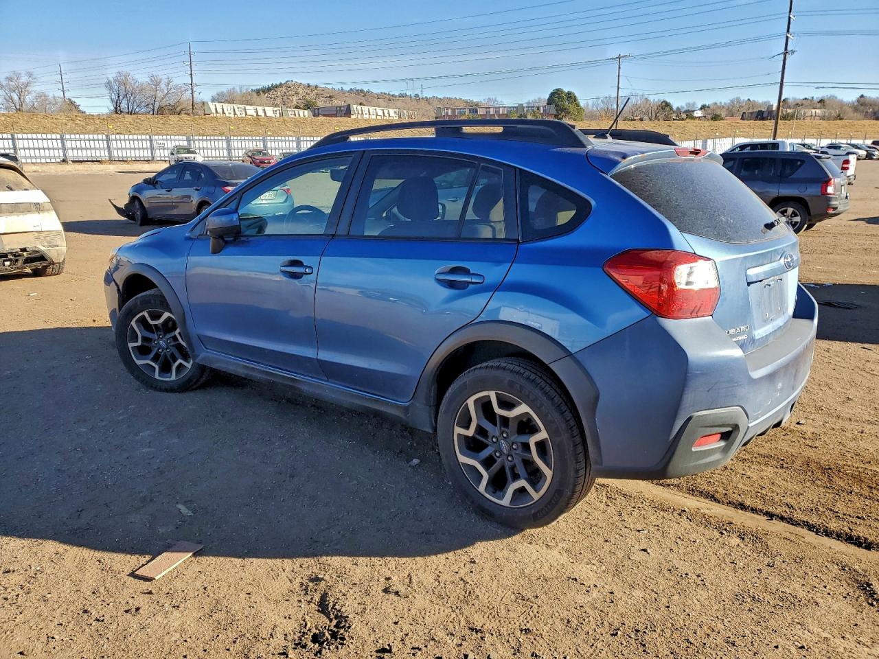 2017 Subaru Crosstrek Premium Blue vin: JF2GPABC3HH239371