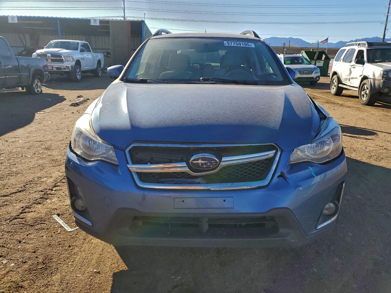 2017 Subaru Crosstrek Premium Blue vin: JF2GPABC3HH239371