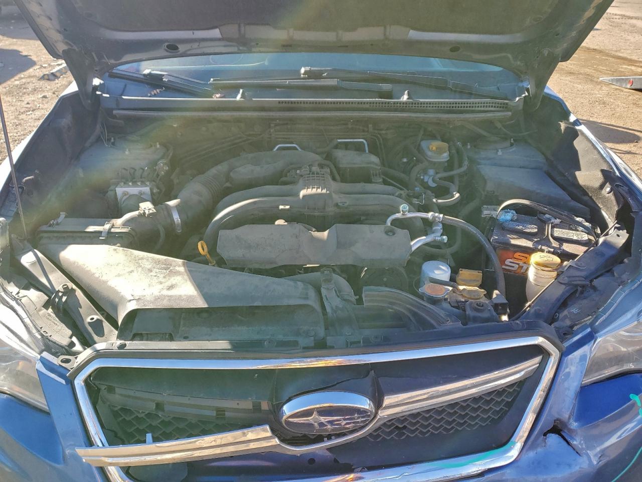 2017 Subaru Crosstrek Premium Blue vin: JF2GPABC3HH239371