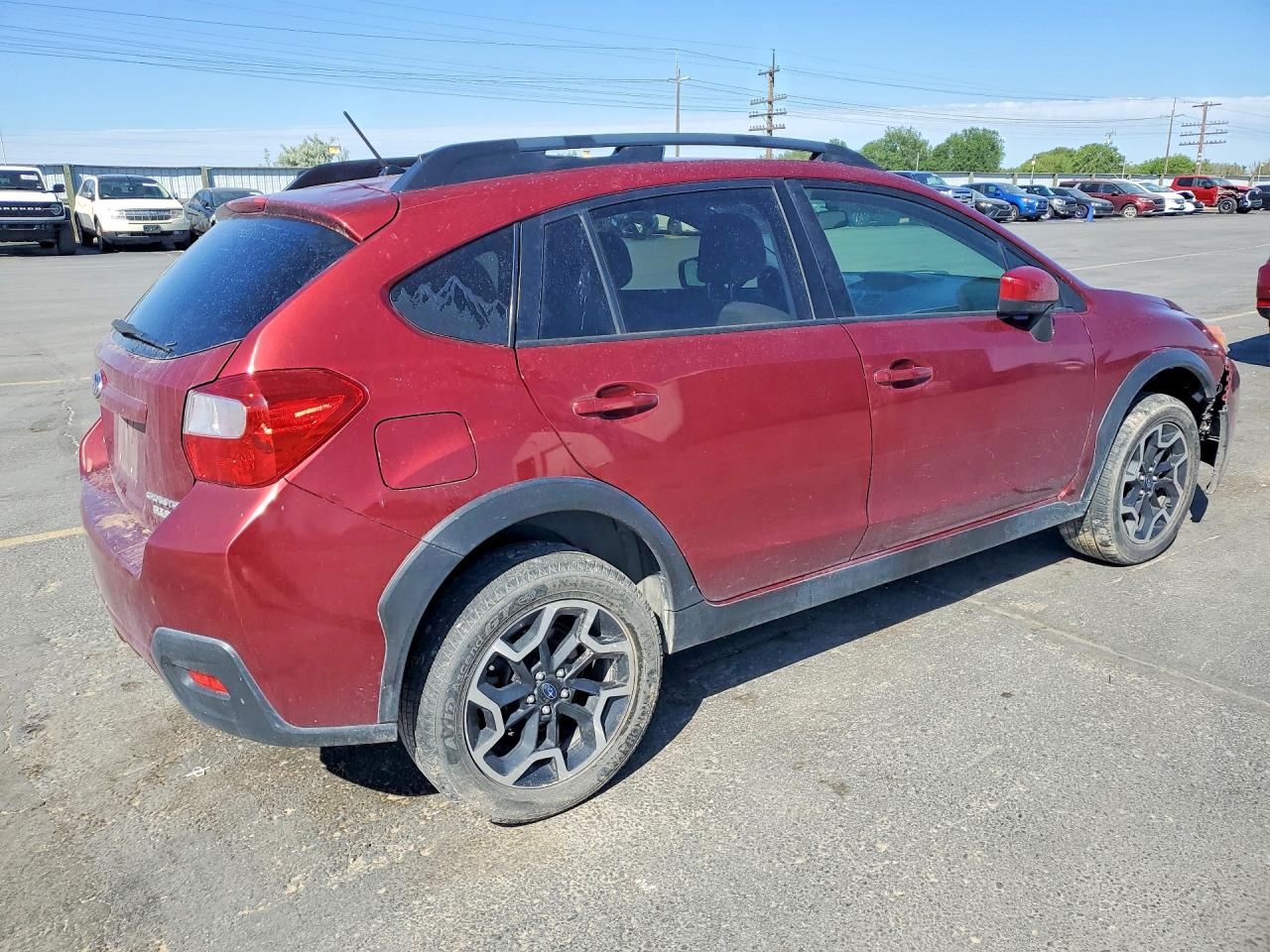 2017 Subaru Crosstrek Premium Red vin: JF2GPABC5HH275787