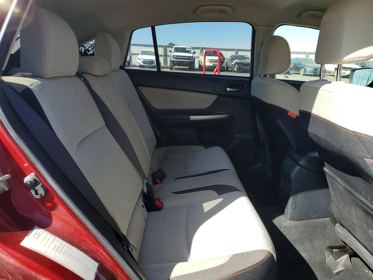 2017 Subaru Crosstrek Premium Red vin: JF2GPABC5HH275787