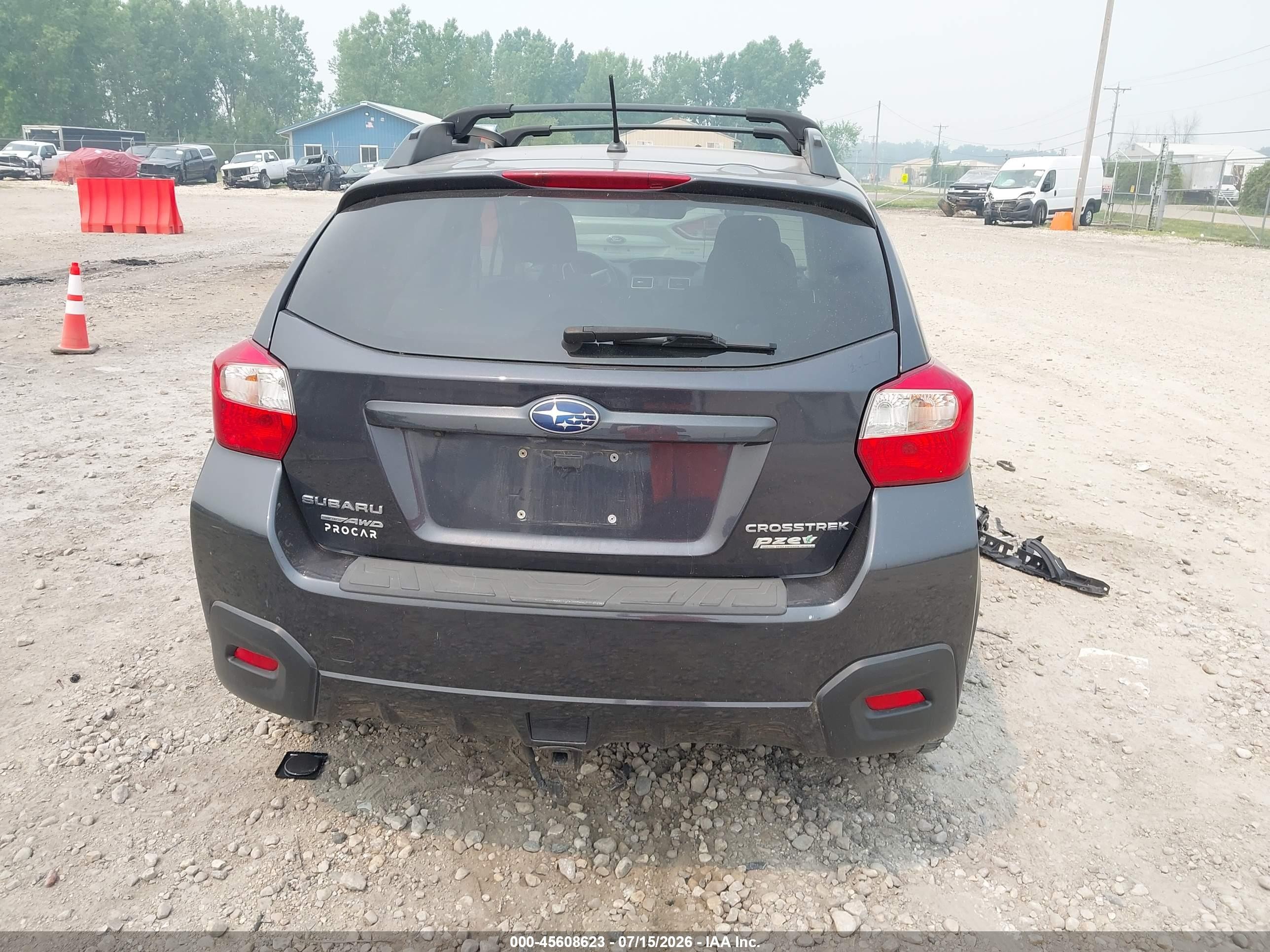 2017 Subaru Crosstrek 2.0i Premium Серый vin: JF2GPABC6HH227313