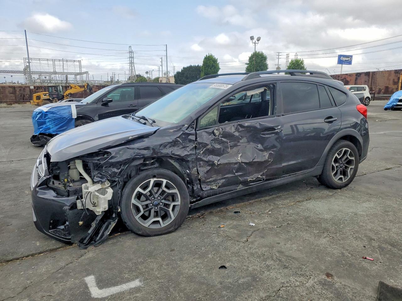 2017 Subaru Crosstrek Premium Charcoal vin: JF2GPABC7H8227160