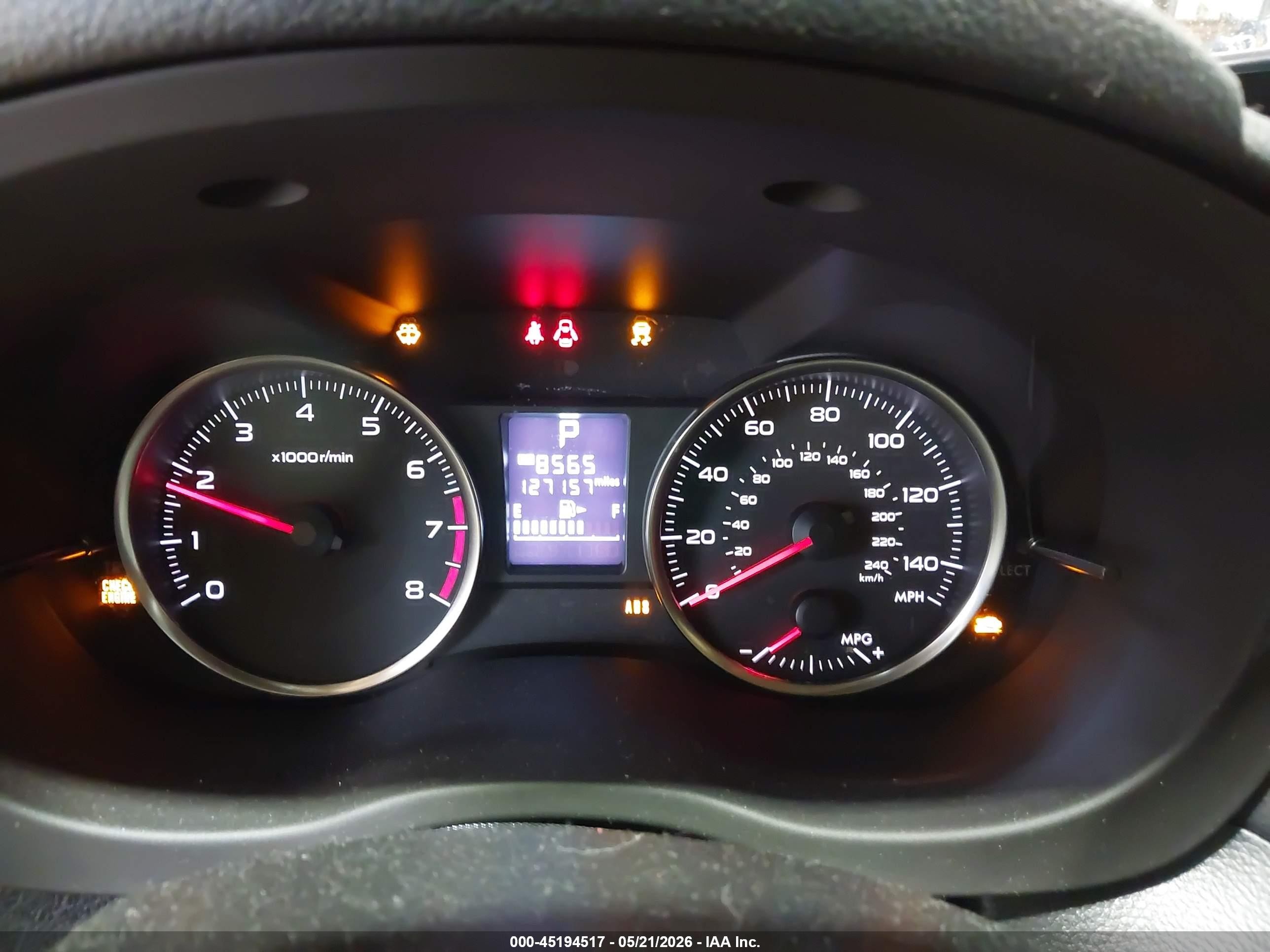 2016 Subaru Crosstrek 2.0i Premium Burgundy vin: JF2GPABC9G8207068