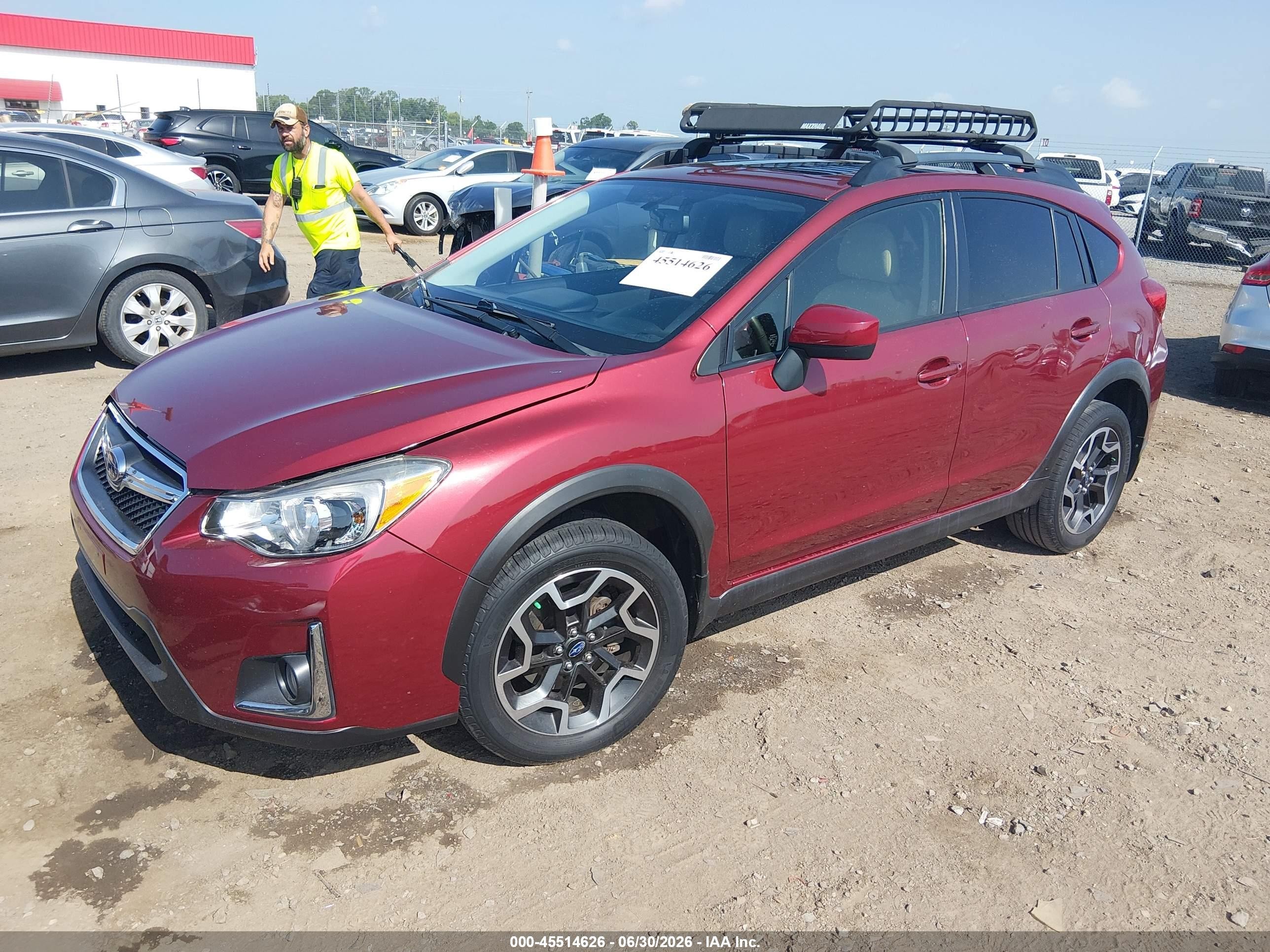 2016 Subaru Crosstrek 2.0i Premium Red vin: JF2GPABC9G8321278