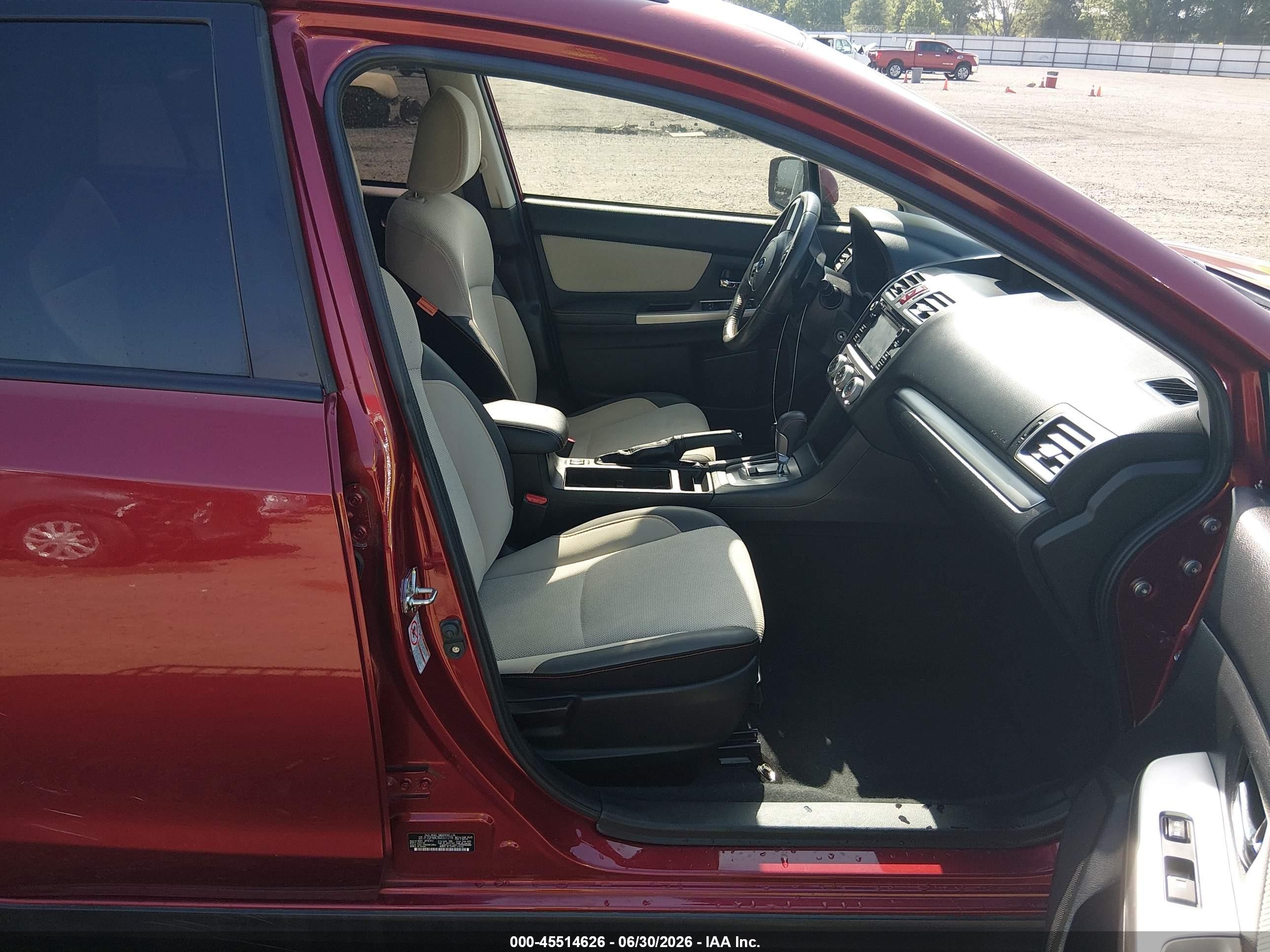 2016 Subaru Crosstrek 2.0i Premium Red vin: JF2GPABC9G8321278
