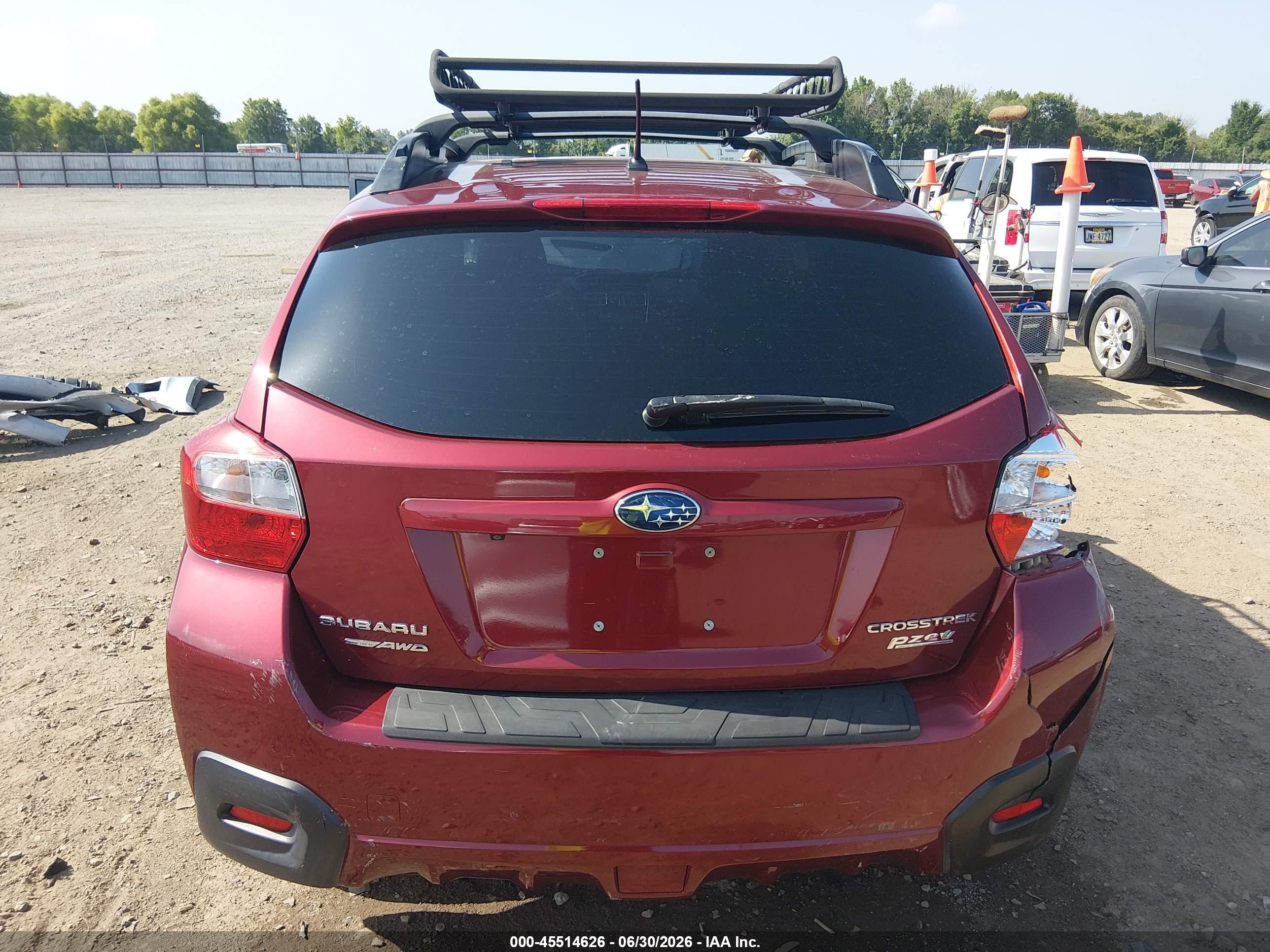 2016 Subaru Crosstrek 2.0i Premium Red vin: JF2GPABC9G8321278