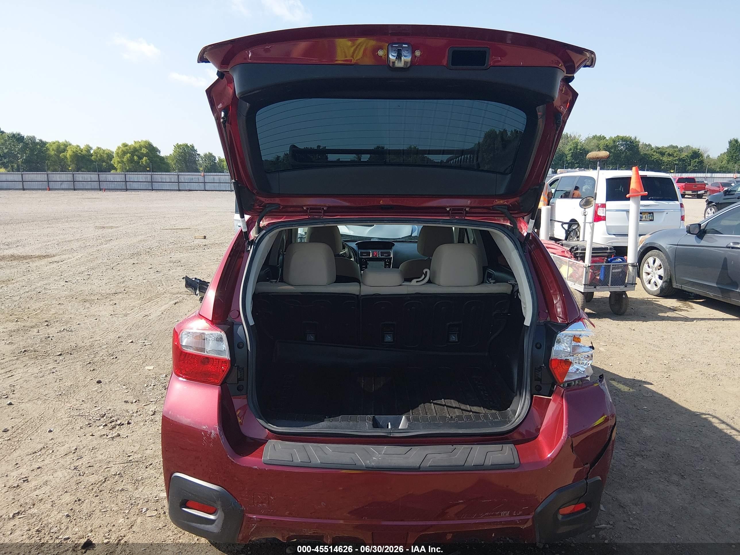 2016 Subaru Crosstrek 2.0i Premium Red vin: JF2GPABC9G8321278