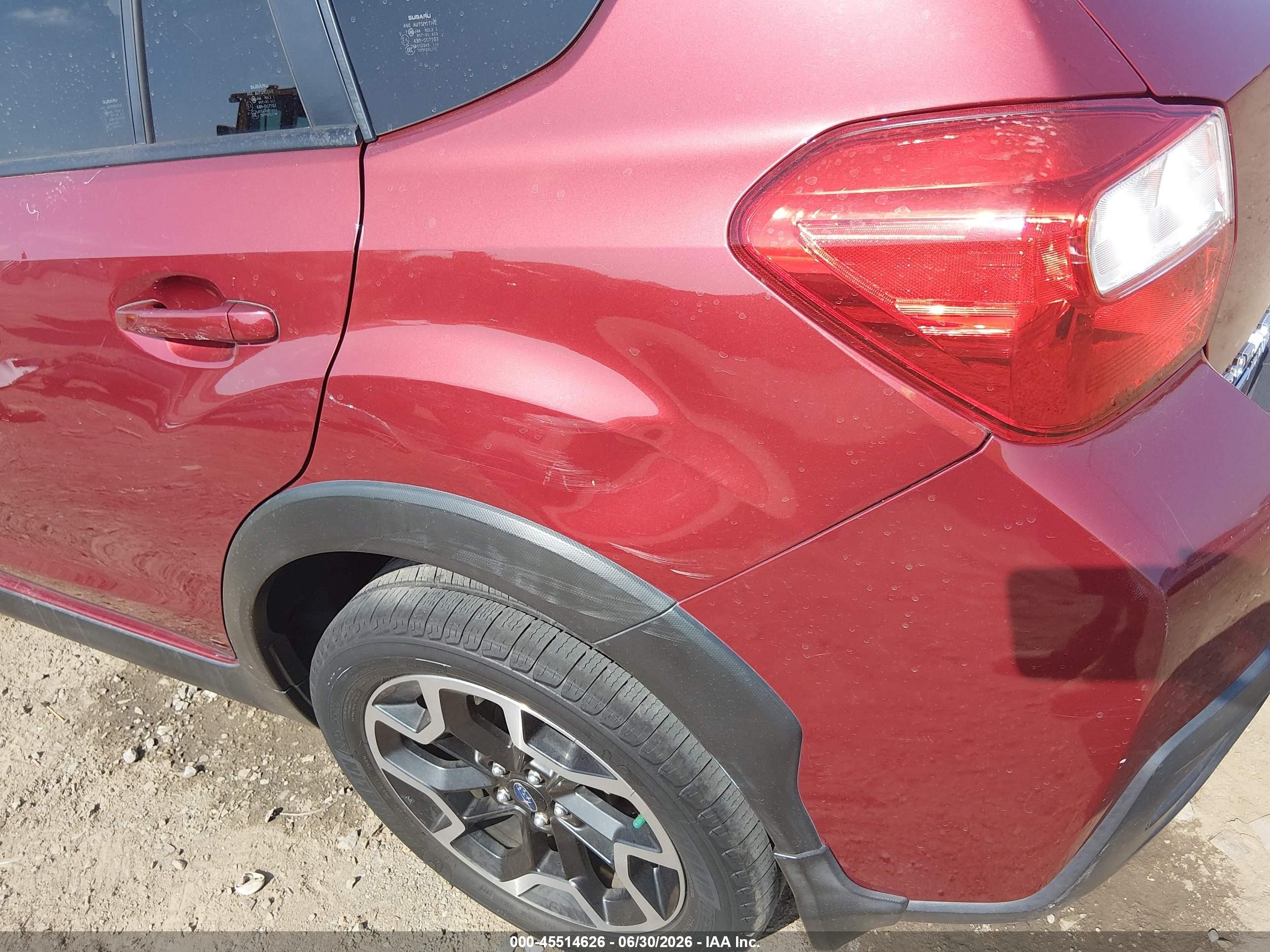 2016 Subaru Crosstrek 2.0i Premium Red vin: JF2GPABC9G8321278