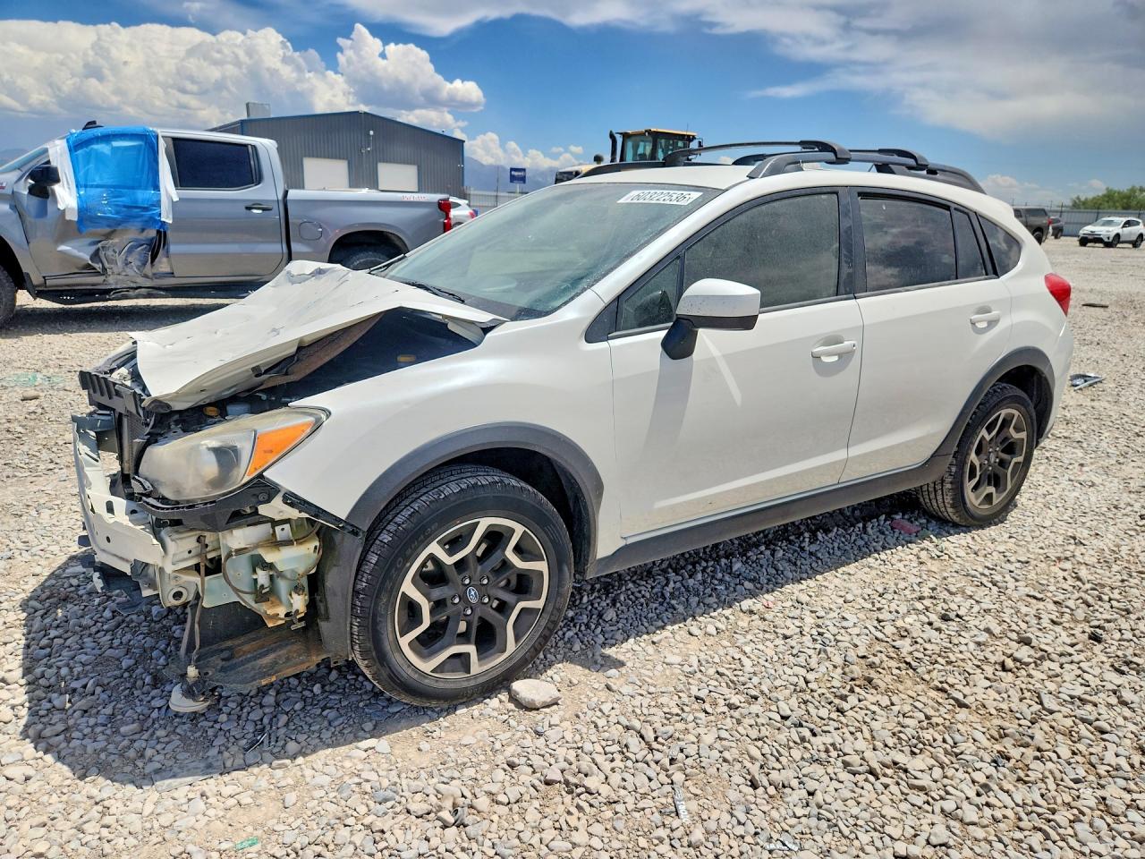 2017 Subaru Crosstrek Premium White vin: JF2GPABC9H8206407