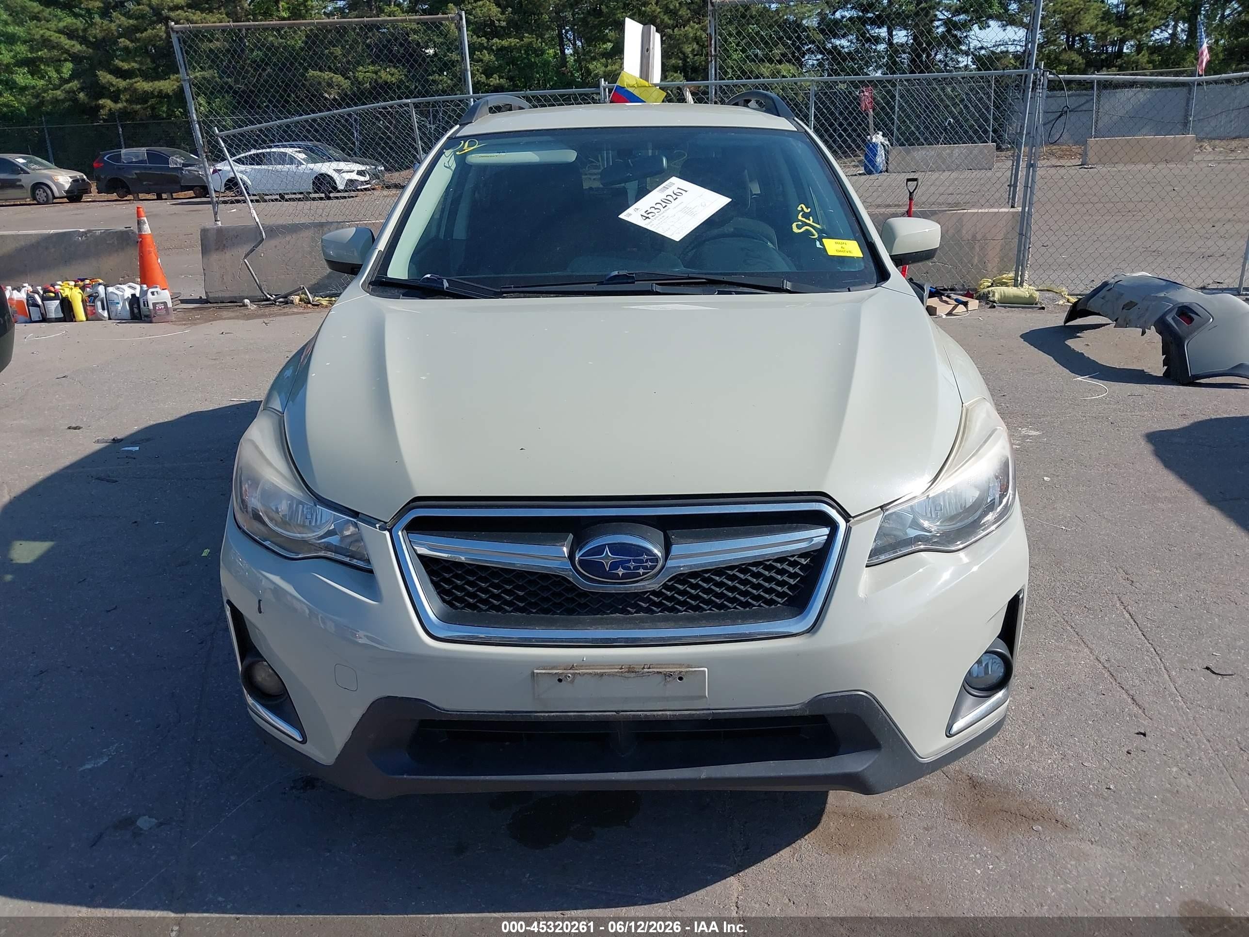 2016 Subaru Crosstrek 2.0i Premium Gray vin: JF2GPABCXGH202865
