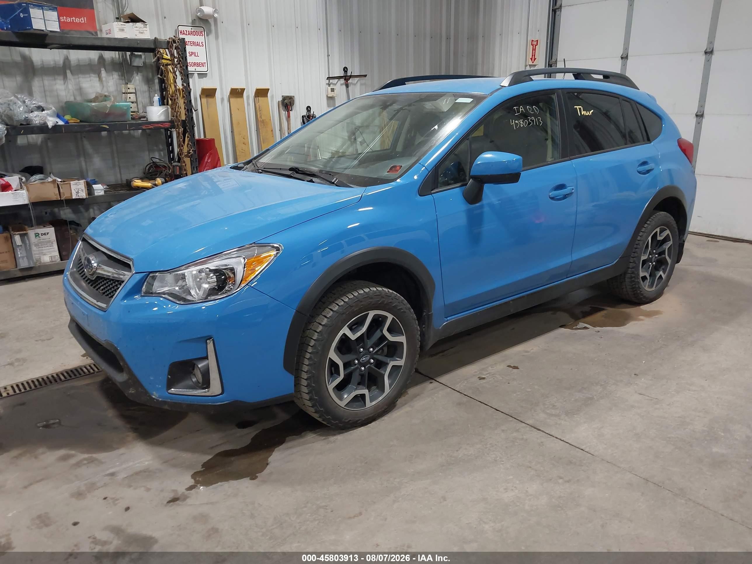 2017 Subaru Crosstrek 2.0i Premium Blue vin: JF2GPABCXHH275994