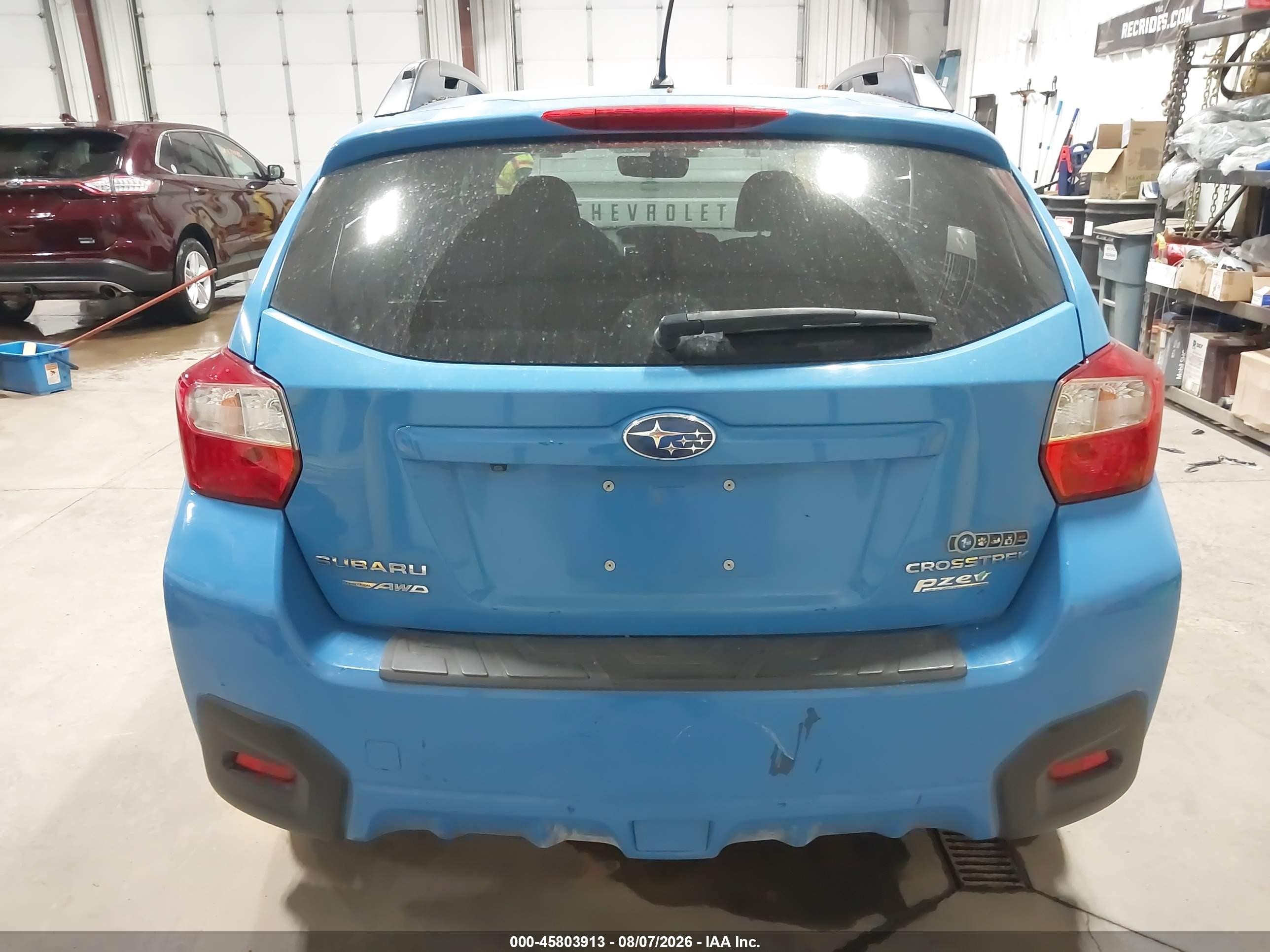 2017 Subaru Crosstrek 2.0i Premium Blue vin: JF2GPABCXHH275994