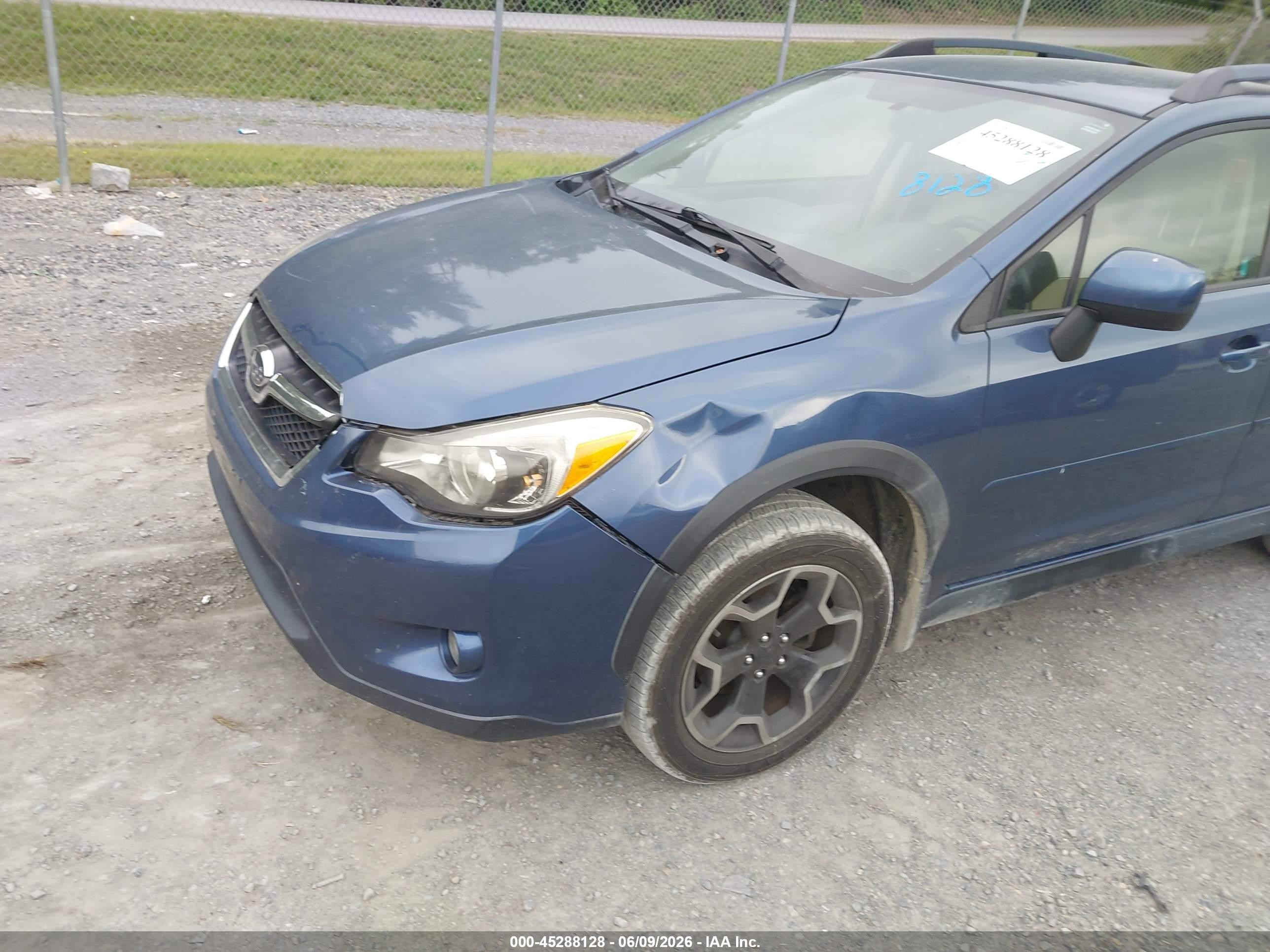 2013 Subaru Xv Crosstrek 2.0i Premium Blue vin: JF2GPACC0D1214641