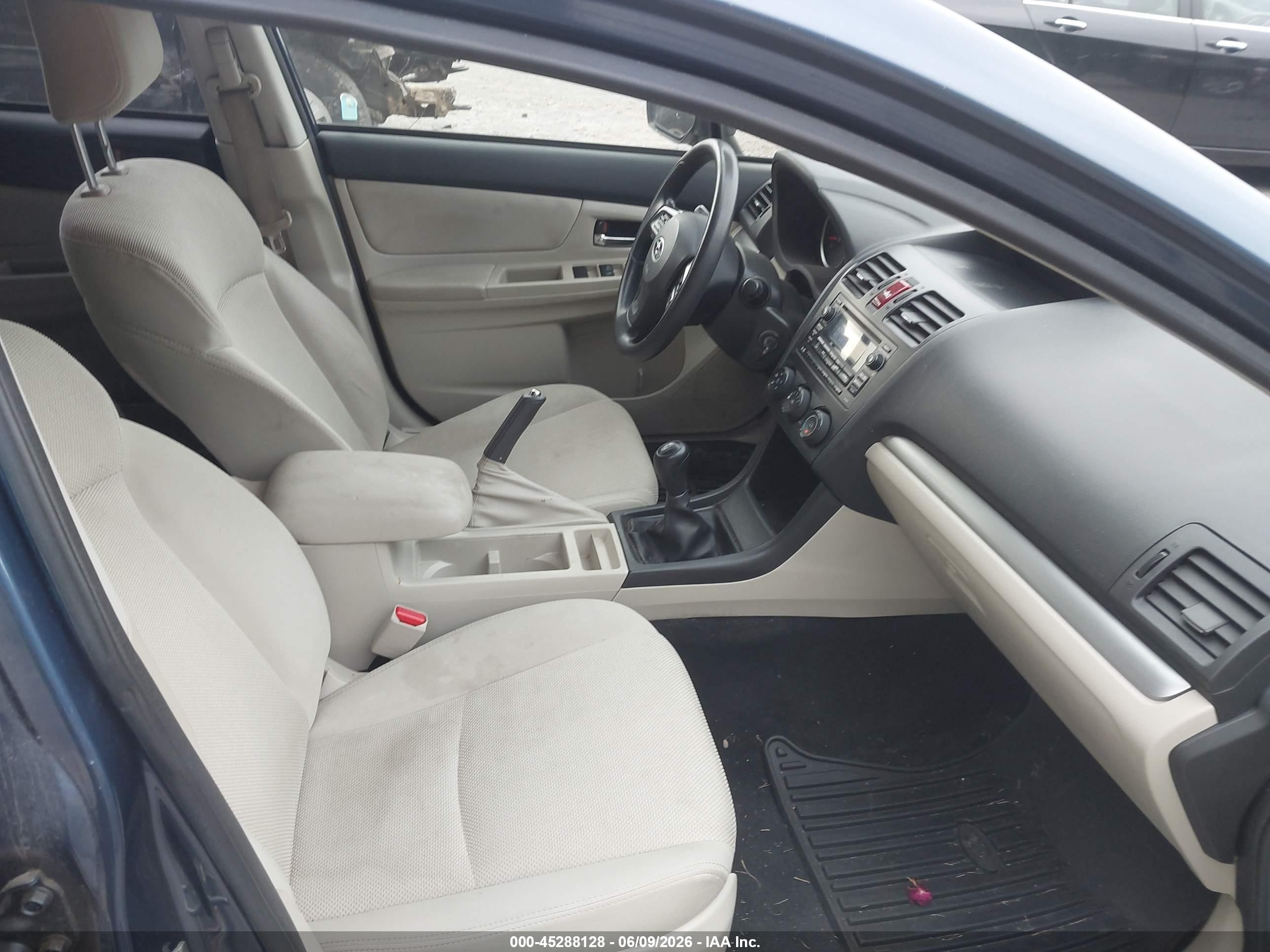 2013 Subaru Xv Crosstrek 2.0i Premium Blue vin: JF2GPACC0D1214641